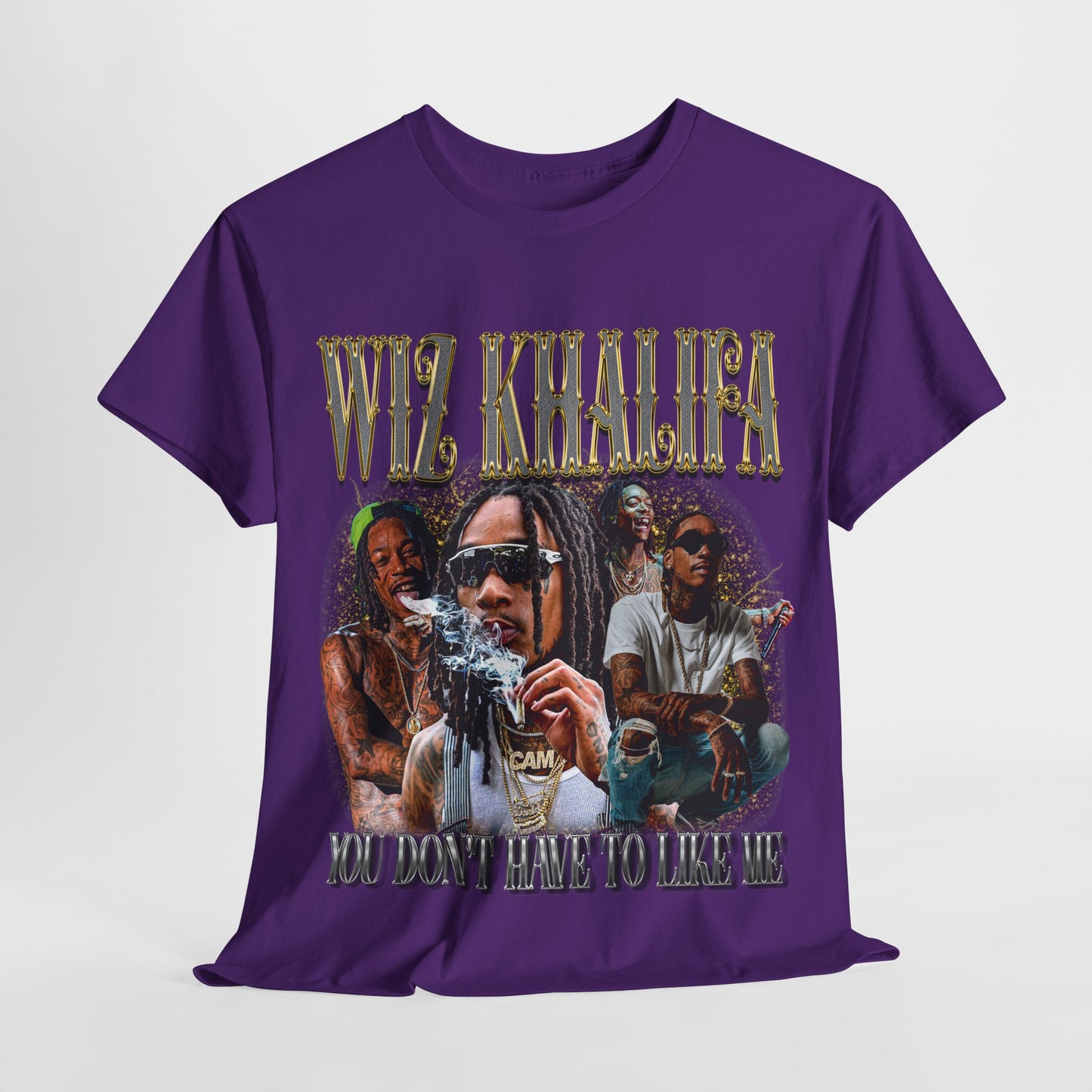 Wiz Khalifa Hip-Hop Unisex Heavy Cotton Tee