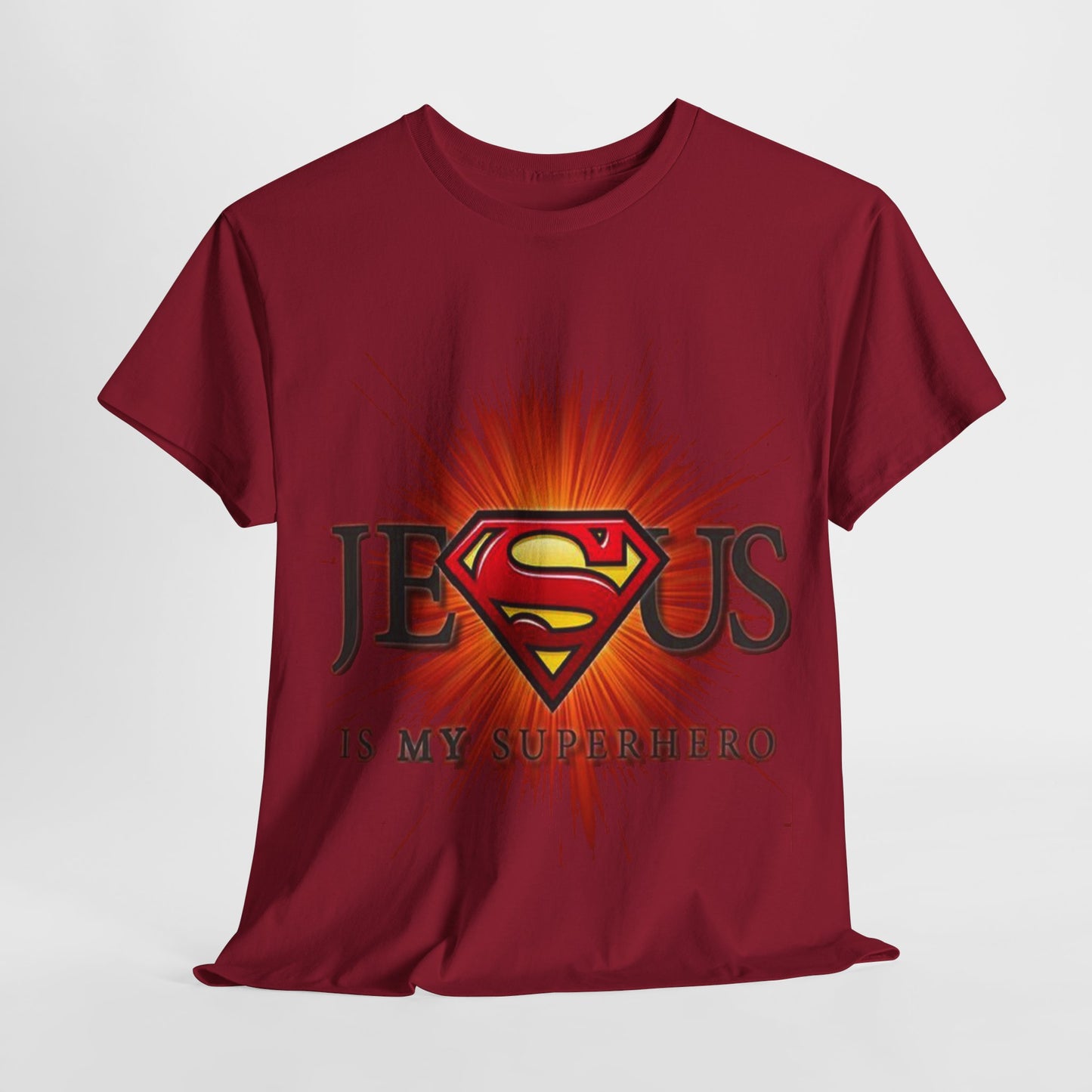Jesus My Hero Unisex Heavy Cotton Tee - 312tshirts 2
