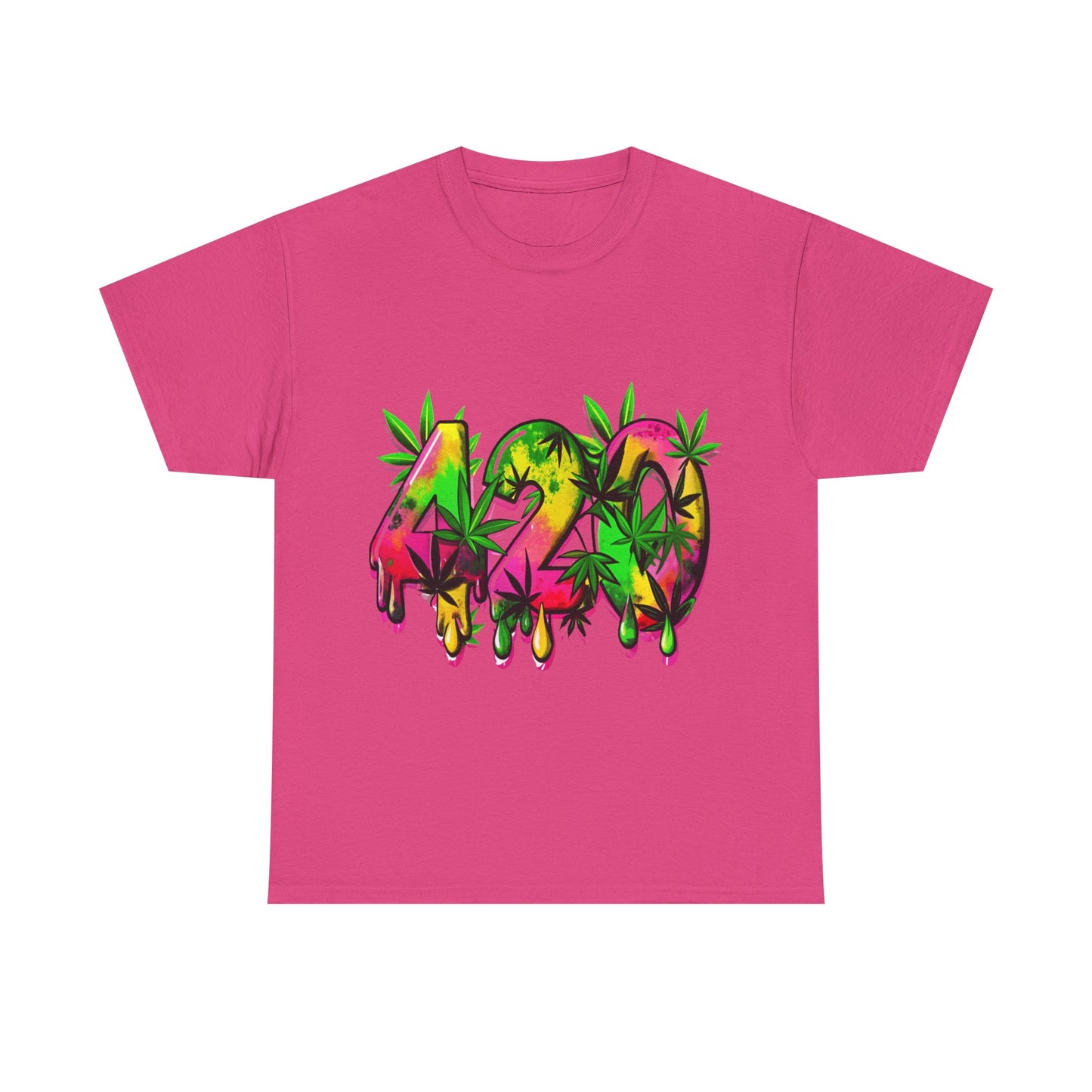 420 Cannabis Unisex Heavy Cotton Tee - 312tshirts 2