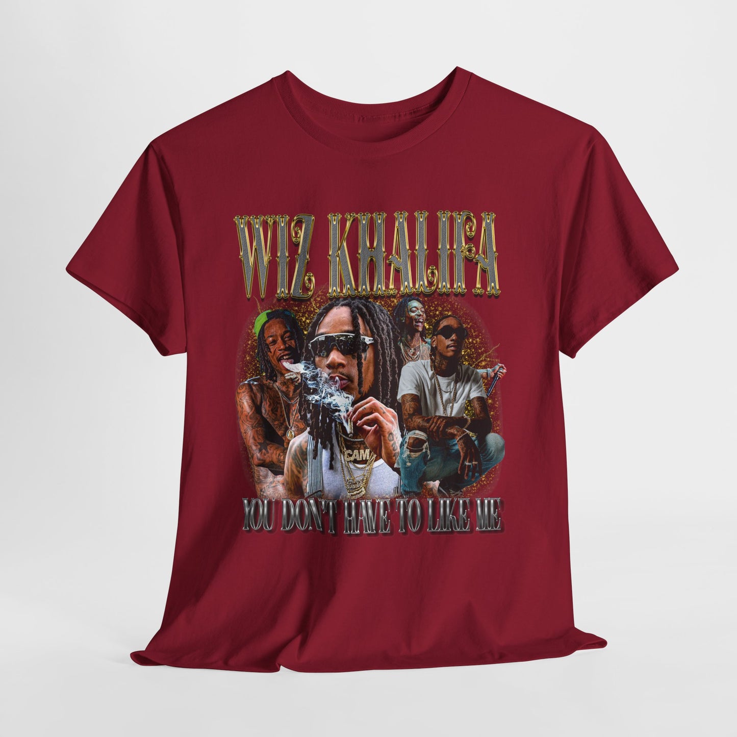 Wiz Khalifa Hip-Hop Unisex Heavy Cotton Tee