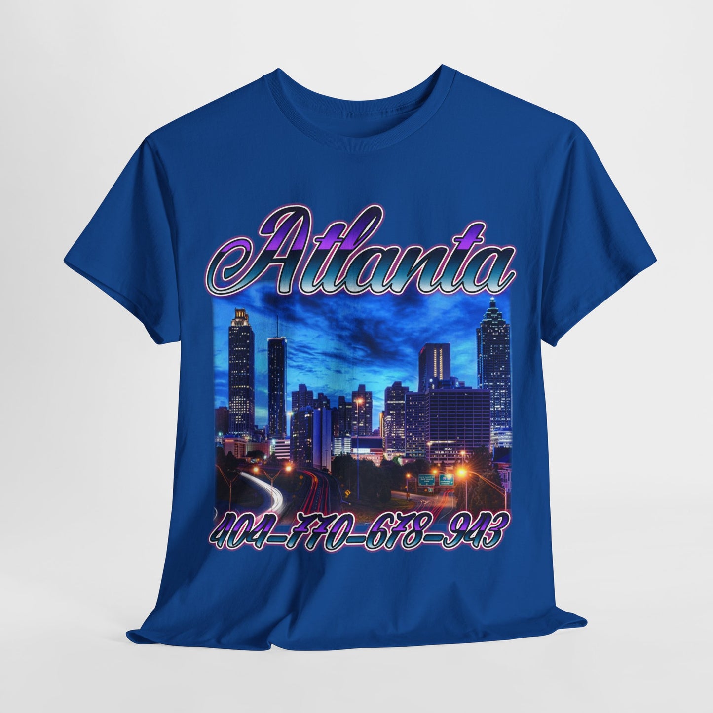 Atlanta City Area Codes 1 Unisex Heavy Cotton Tee - 312tshirts 2