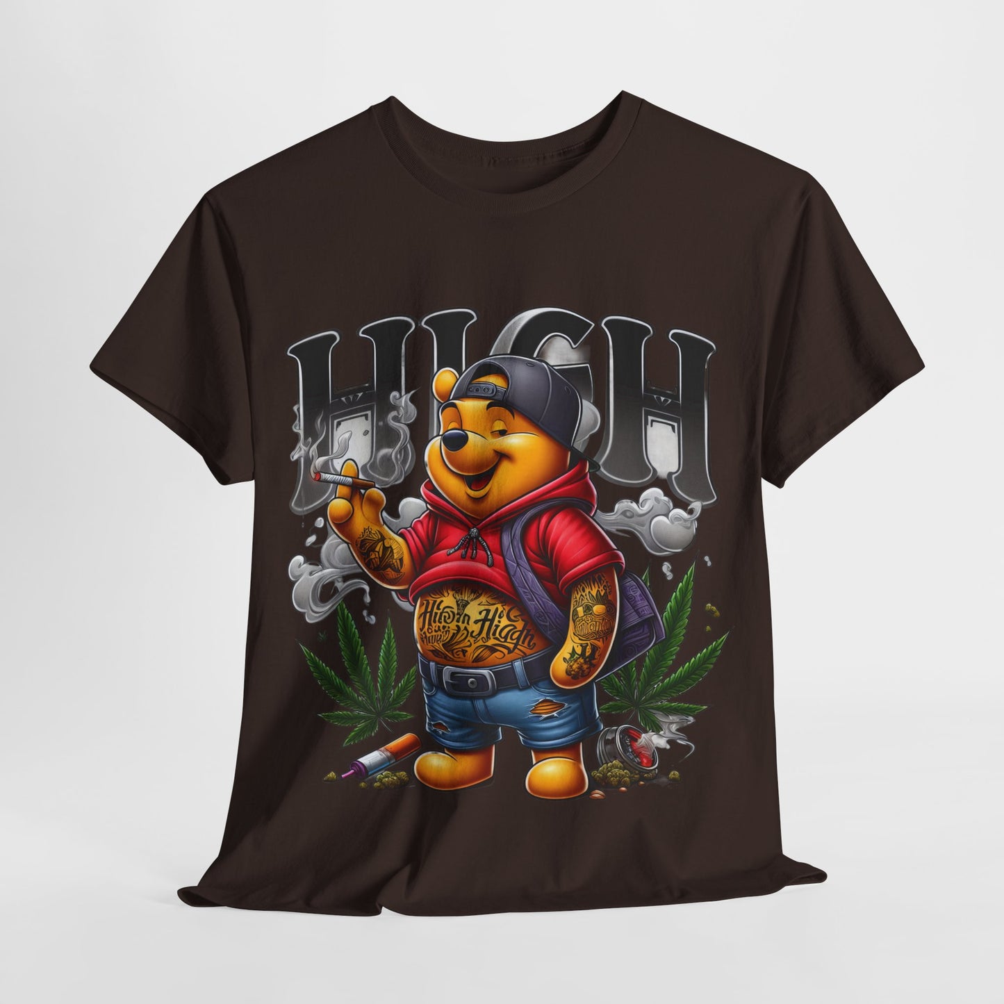 420 Dope Vibes Cool Bear #3 Unisex Heavy Cotton Tee