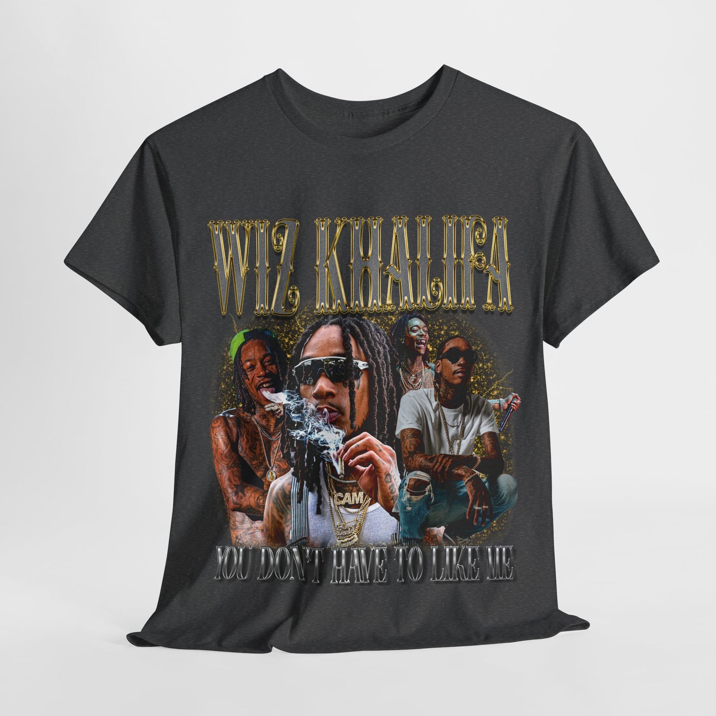 Wiz Khalifa Hip-Hop Unisex Heavy Cotton Tee