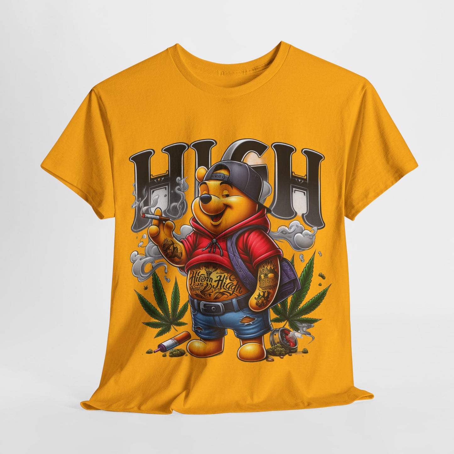 420 Dope Vibes Cool Bear #3 Unisex Heavy Cotton Tee