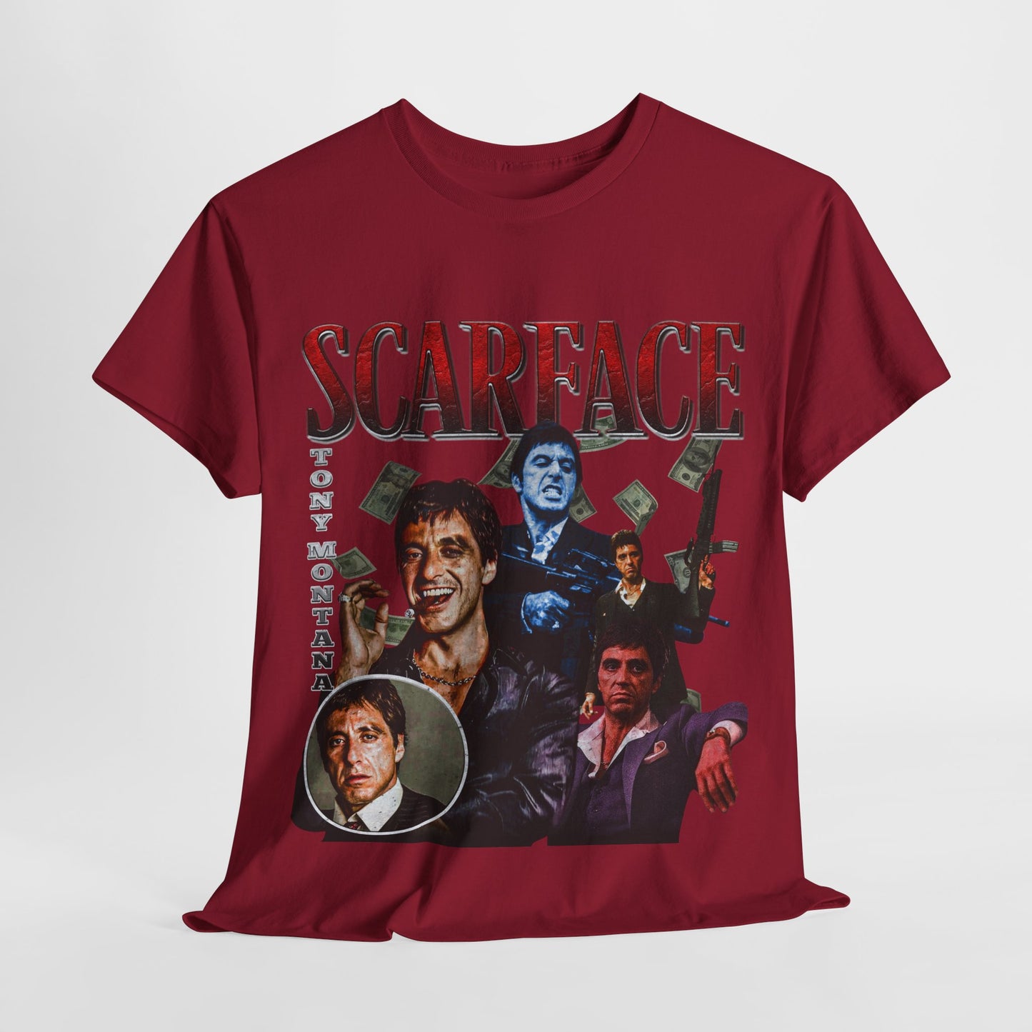 Scarface Tony Montana 1 Unisex Heavy Cotton Tee - 312tshirts 2