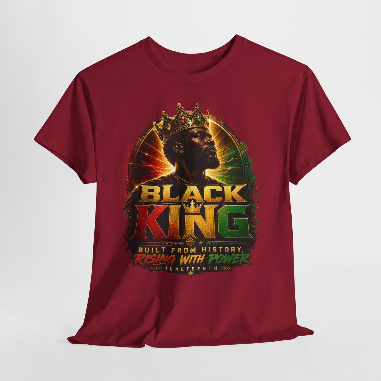 Juneteenth Black King #1 Unisex Heavy Cotton Tee