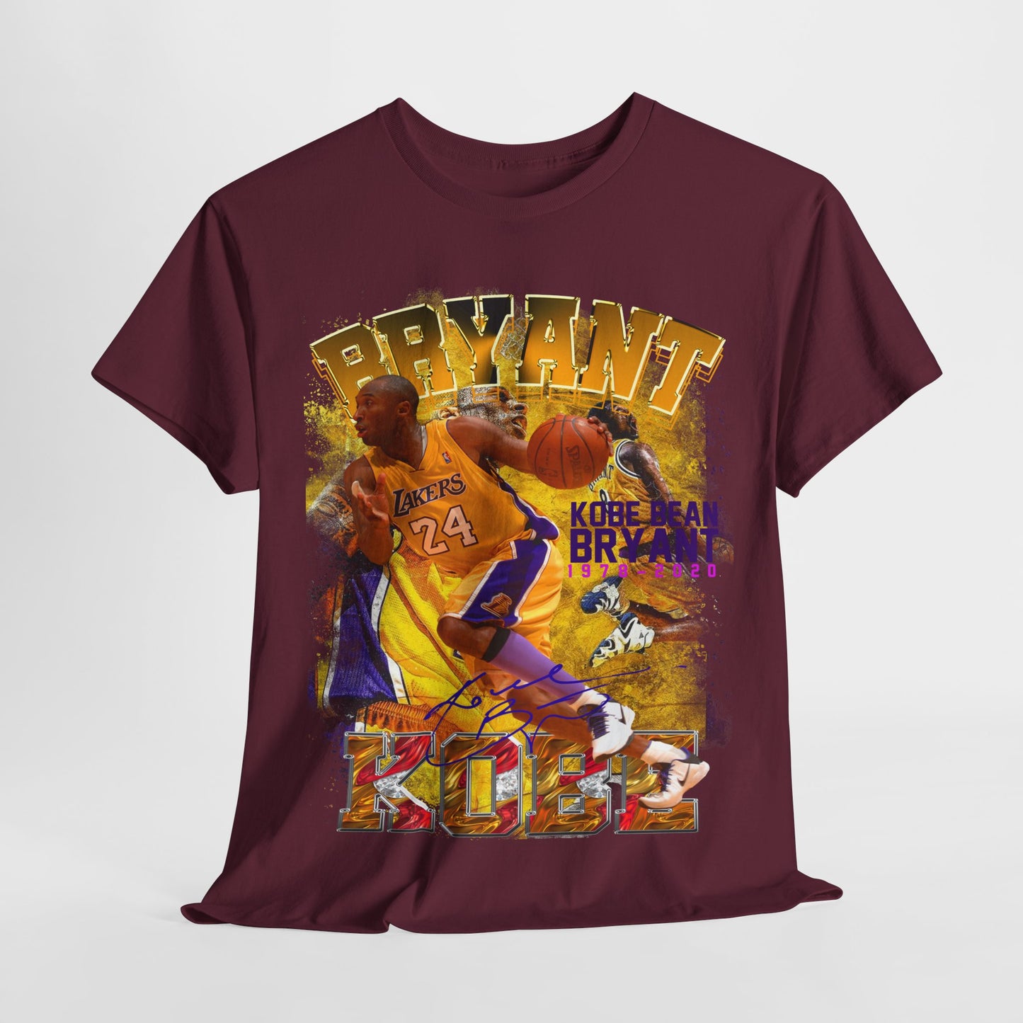 Kobe Basketball Sport 3 Unisex Heavy Cotton Tee