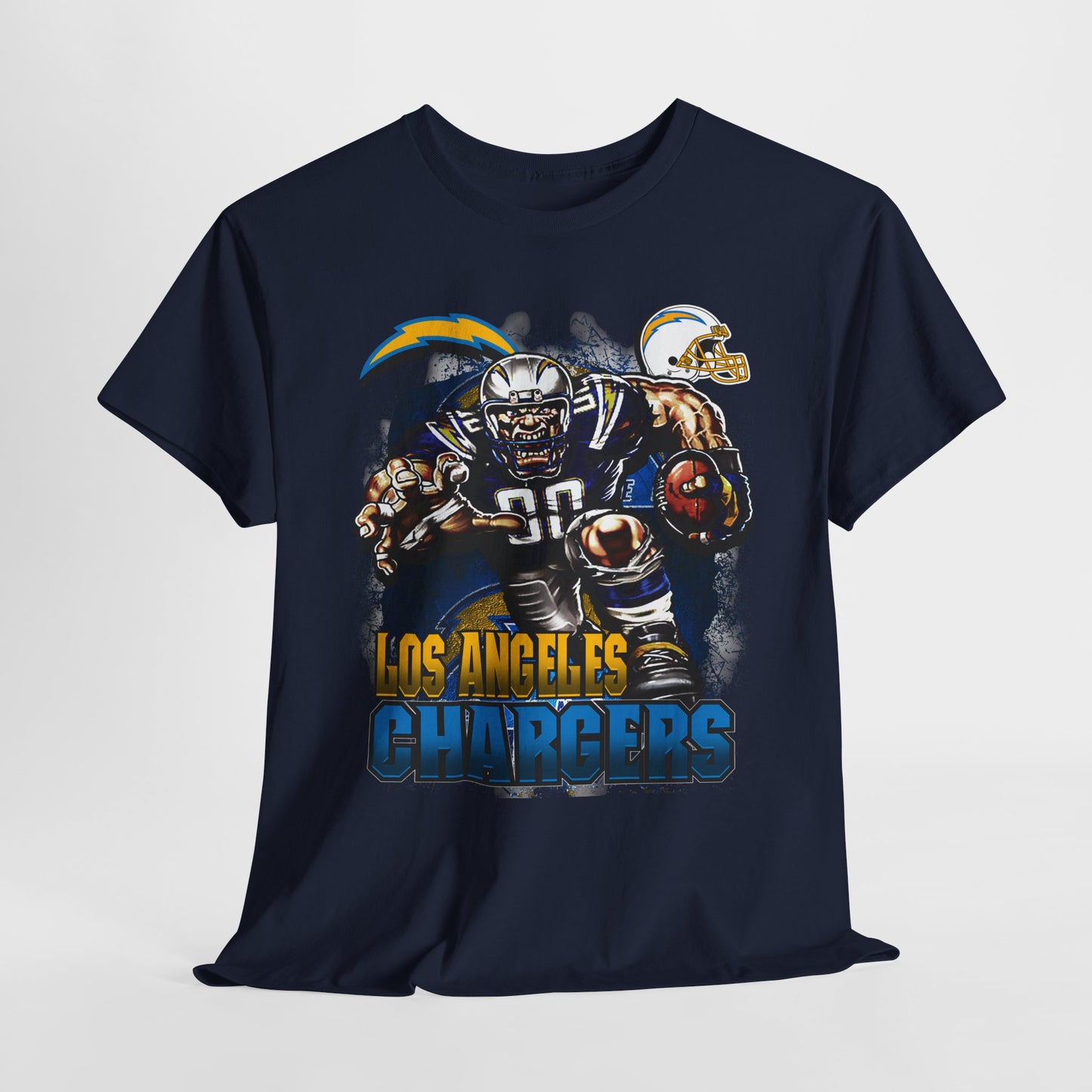 Sports Mascot Los Angeles Chargers Unisex Heavy Cotton Tee - 312tshirts 2