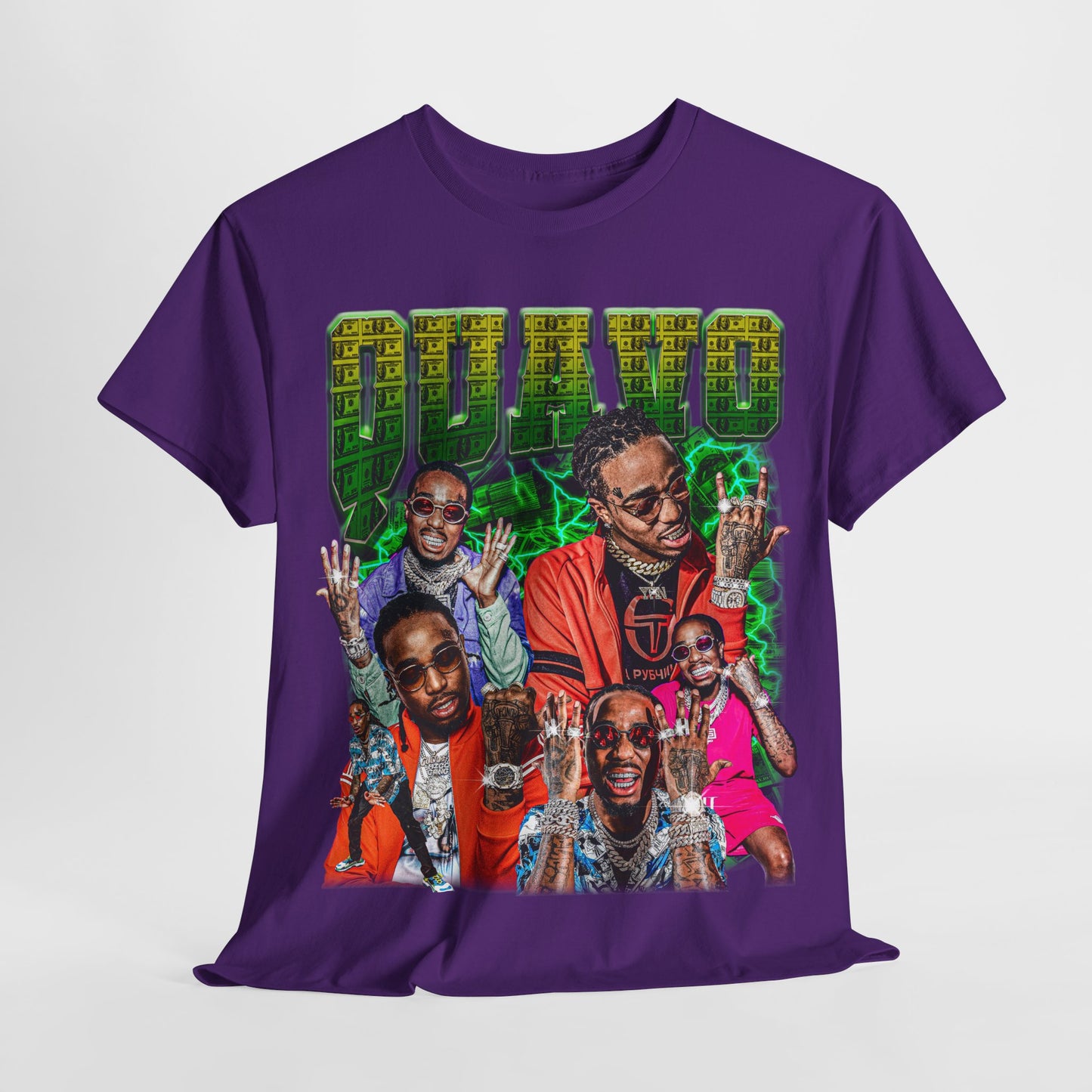 Quavo Hip-Hop Unisex Heavy Cotton Tee - 312tshirts 2