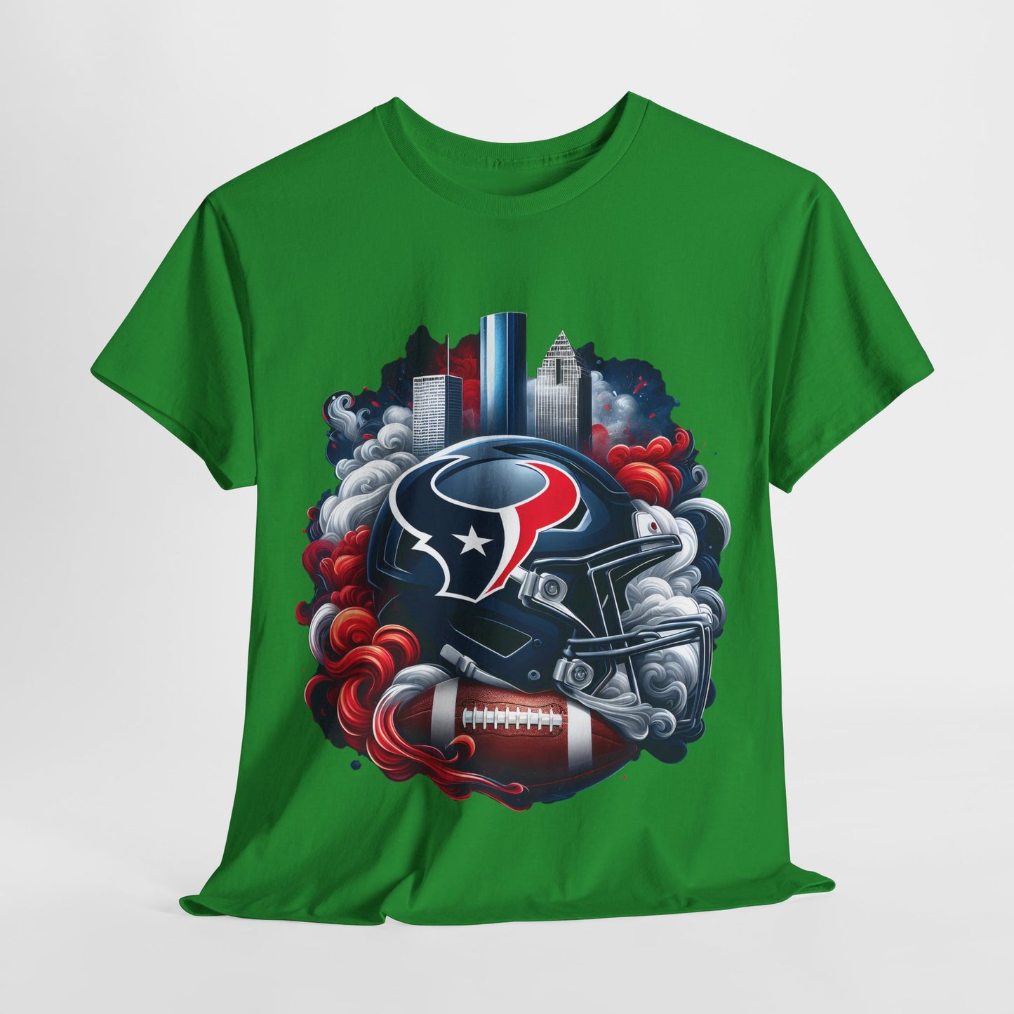 Sports Texans Football Helmet #22 Unisex Heavy Cotton Tee