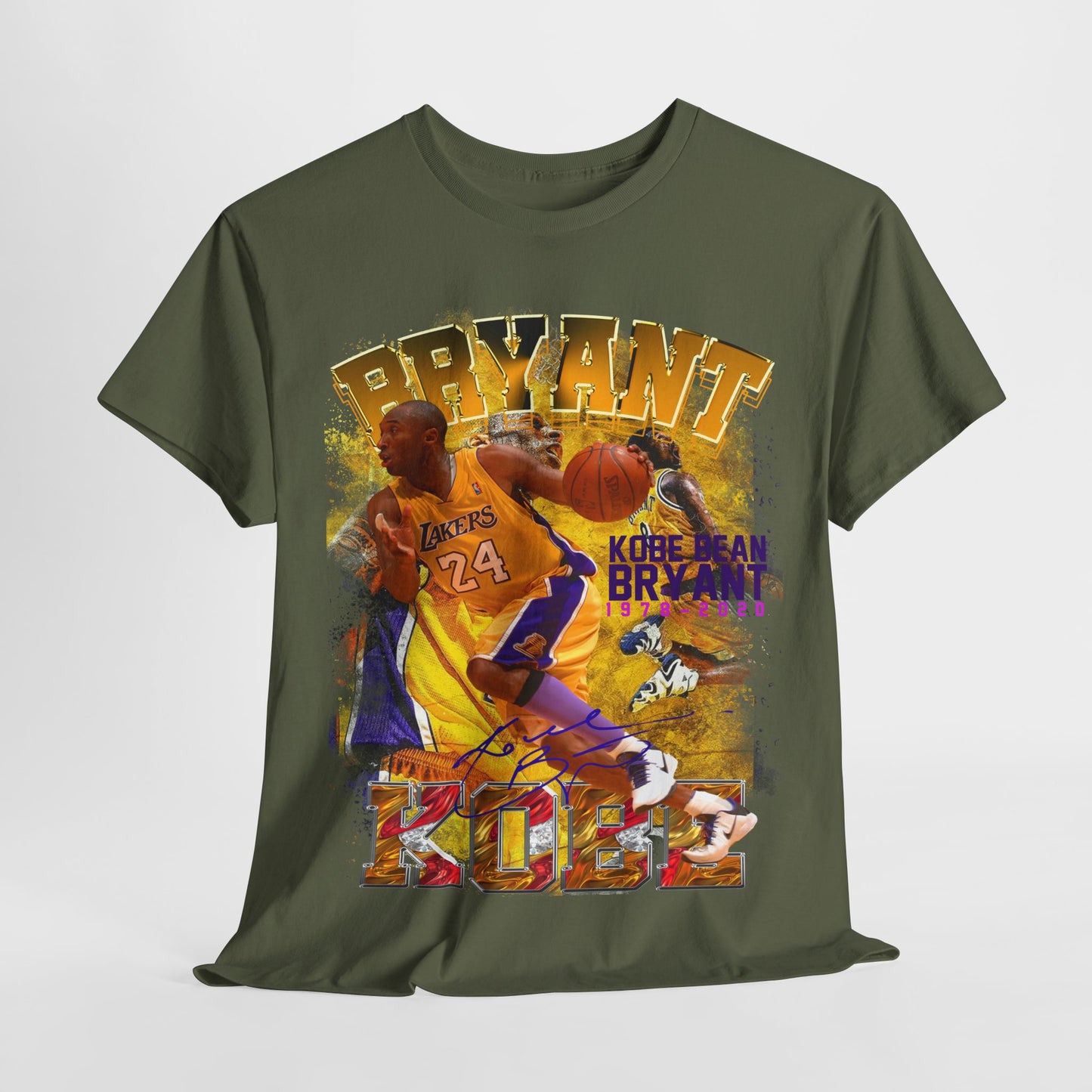 Kobe Basketball Sport 3 Unisex Heavy Cotton Tee