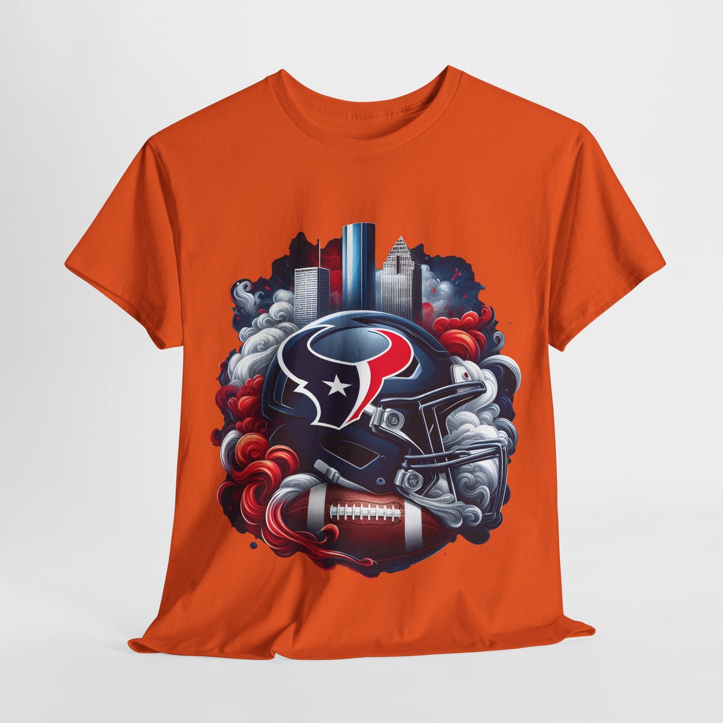 Sports Texans Football Helmet #22 Unisex Heavy Cotton Tee