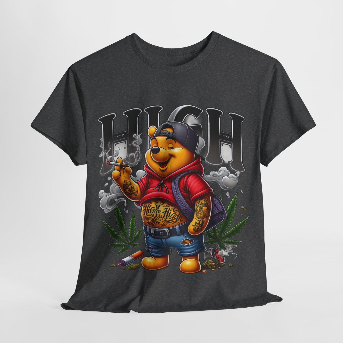 420 Dope Vibes Cool Bear #3 Unisex Heavy Cotton Tee