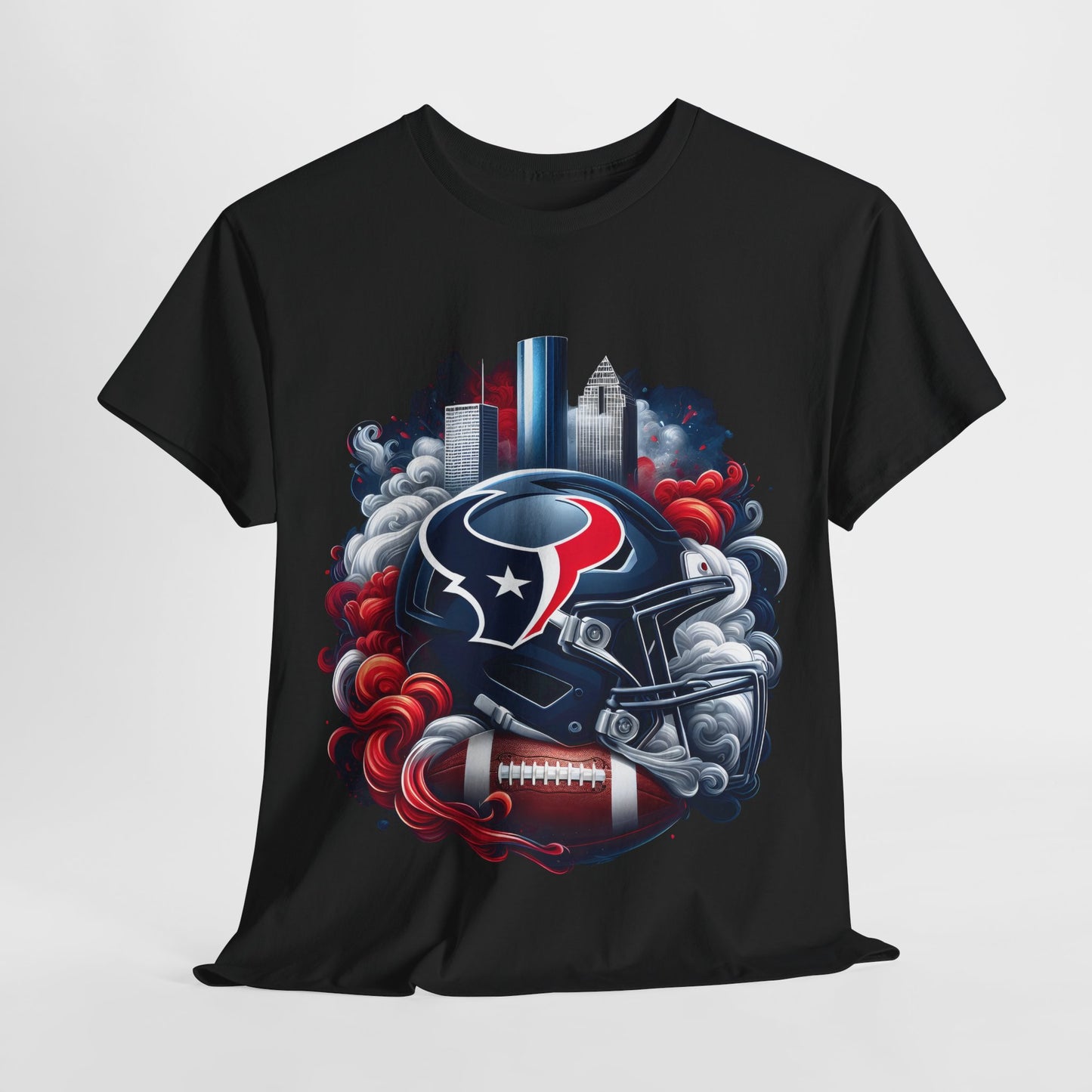 Sports Texans Football Helmet #22 Unisex Heavy Cotton Tee