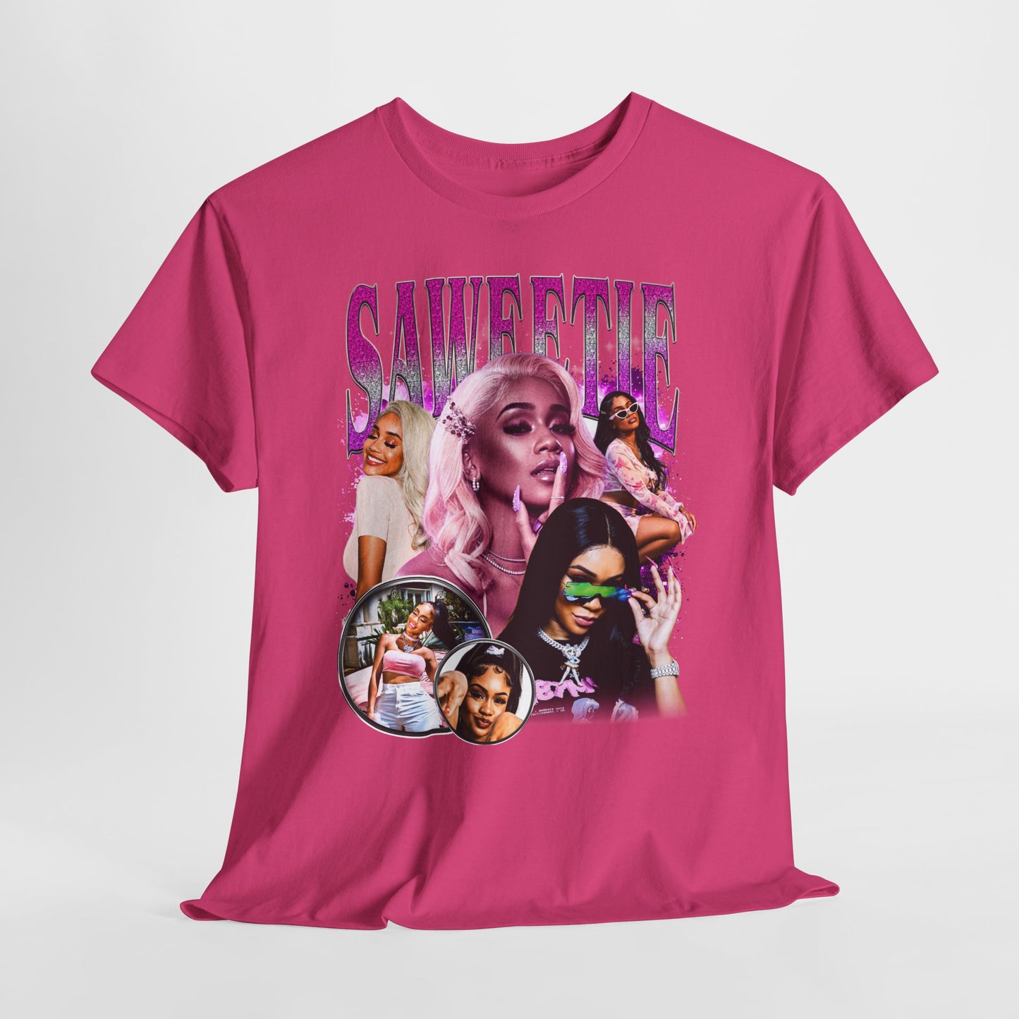 Saweetie 1 Hip-Hop Unisex Heavy Cotton Tee - 312tshirts 2
