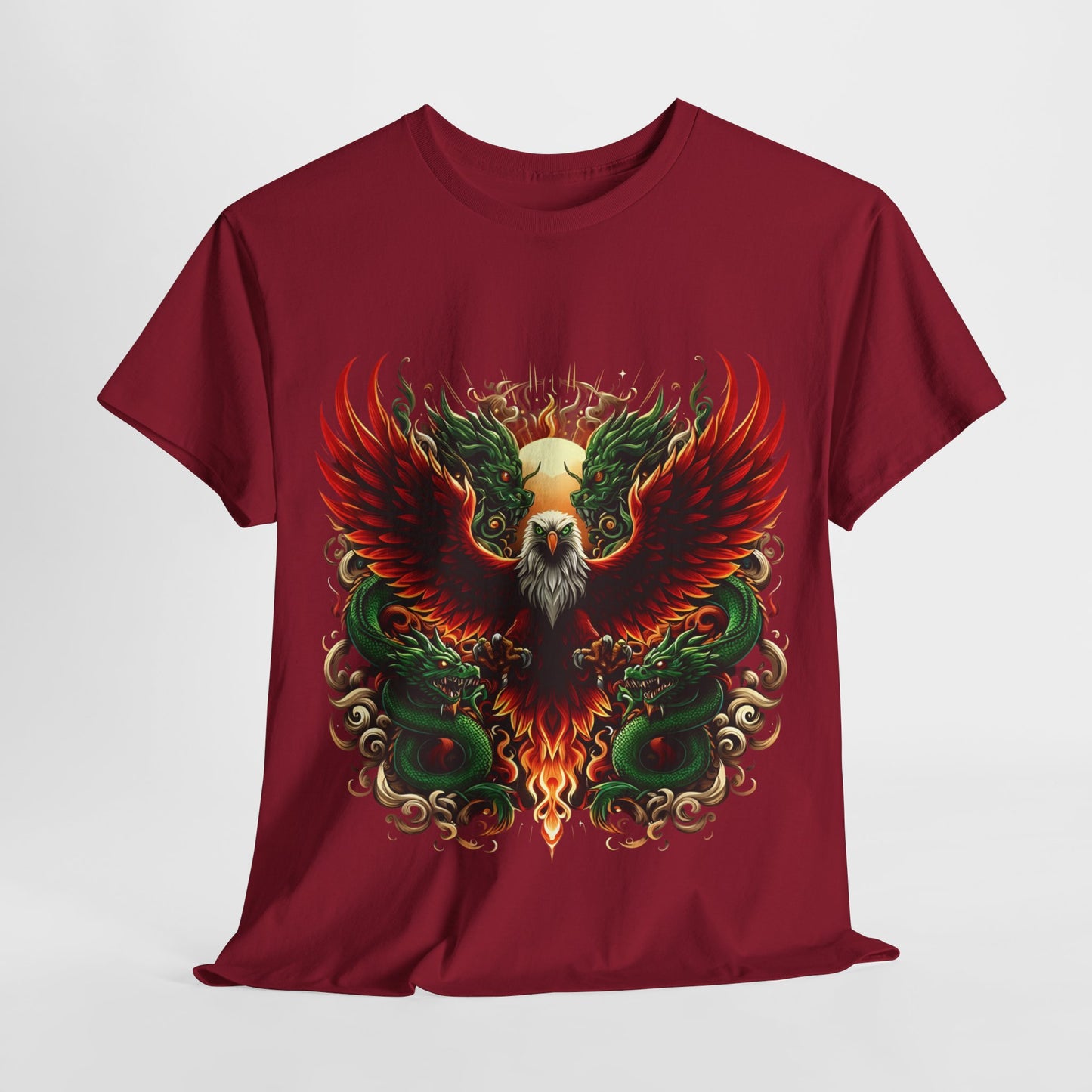 Red Eagle Unisex Heavy Cotton Tee - 312tshirts 2