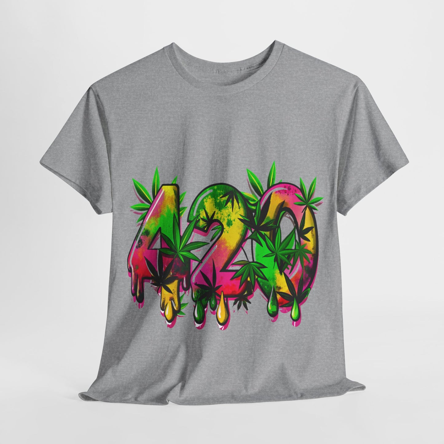 420 Cannabis Unisex Heavy Cotton Tee - 312tshirts 2