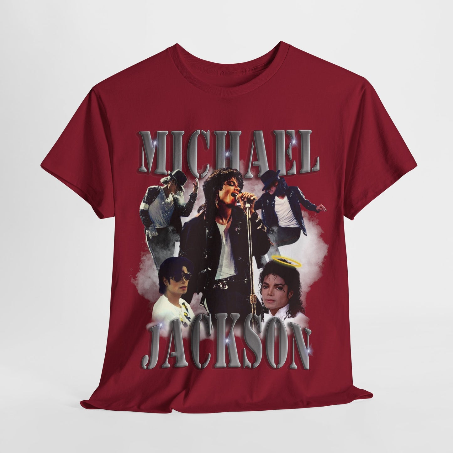 M Jackson 1 Unisex Heavy Cotton Tee - 312tshirts 2