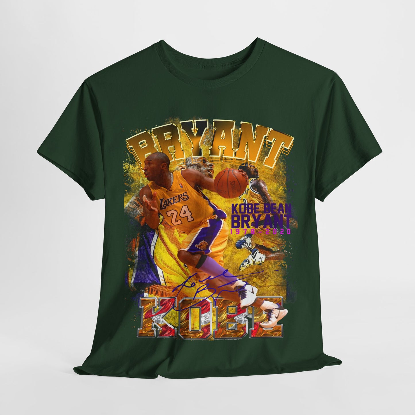 Kobe Basketball Sport 3 Unisex Heavy Cotton Tee