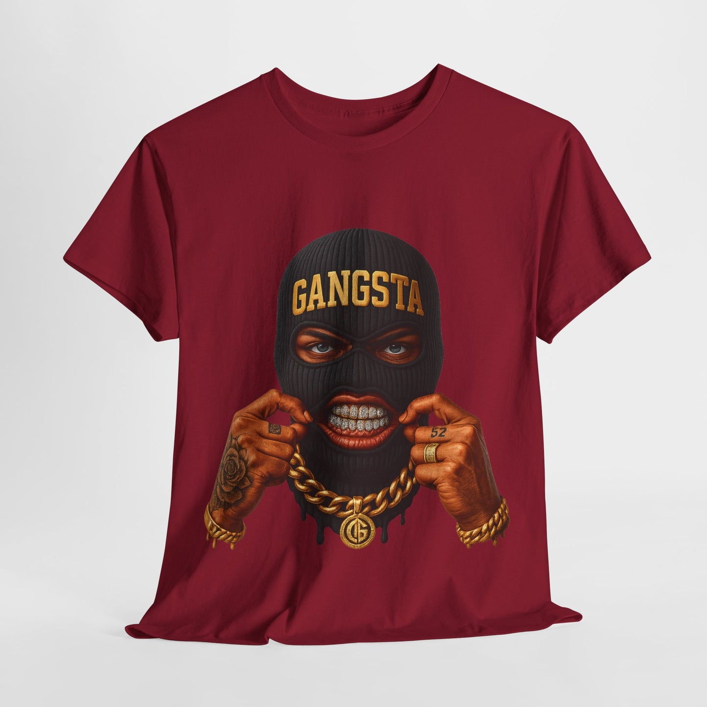 Black Ski Mask Unisex Heavy Cotton Tee