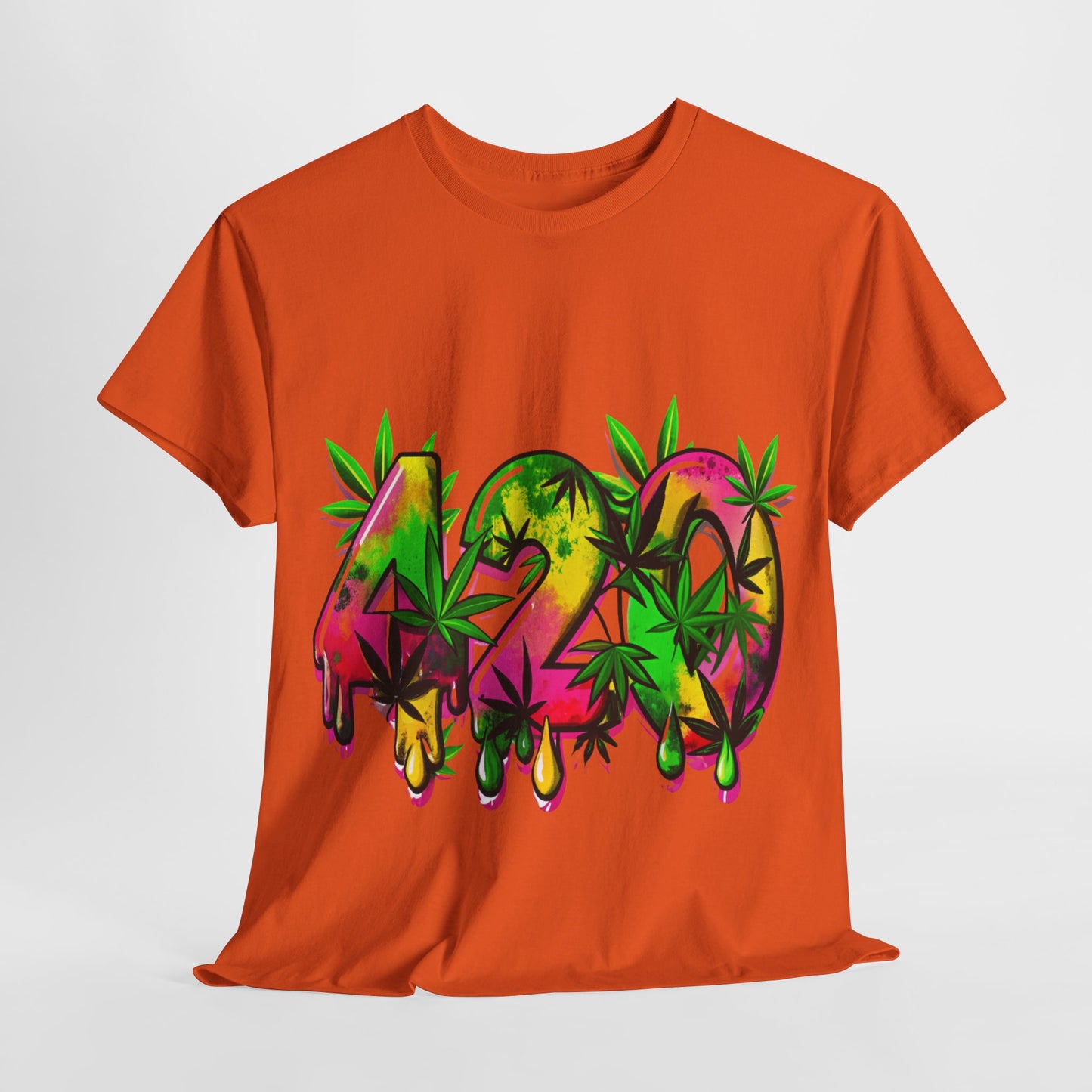 420 Cannabis Unisex Heavy Cotton Tee - 312tshirts 2