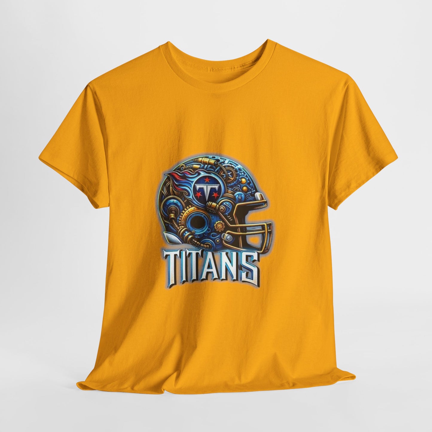Sports Football Titans Helmet #2 Unisex Heavy Cotton Tee
