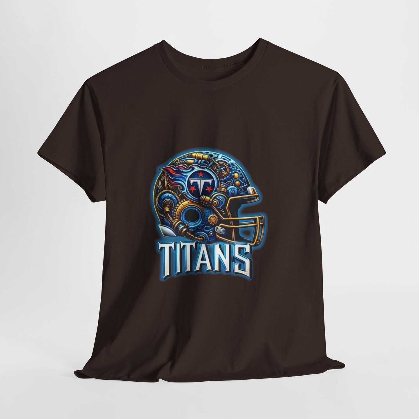 Sports Football Titans Helmet #2 Unisex Heavy Cotton Tee