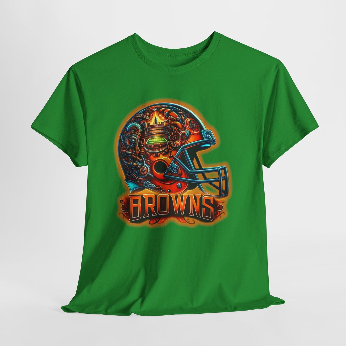 Sports Browns Football Helmet #2 Unisex Heavy Cotton Tee