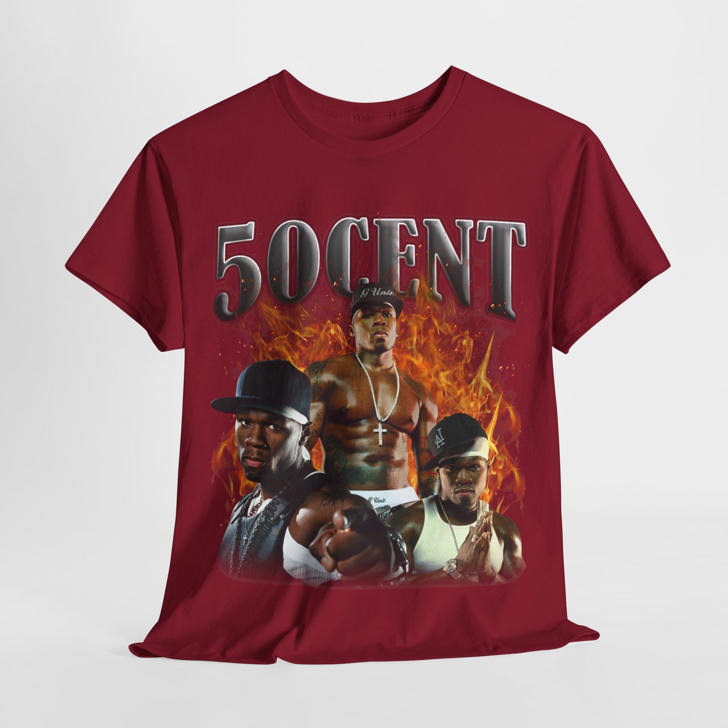 50 Cent 1 Hip-Hop Unisex Heavy Cotton Tee - 312tshirts 2