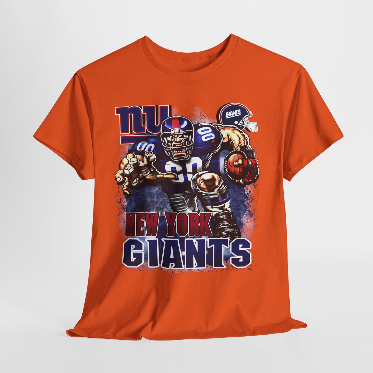 Sports Mascot Giants Football Unisex Heavy Cotton Tee