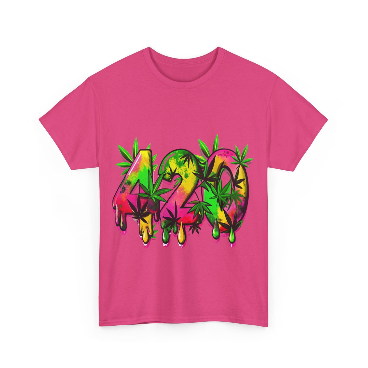420 Cannabis Unisex Heavy Cotton Tee - 312tshirts 2