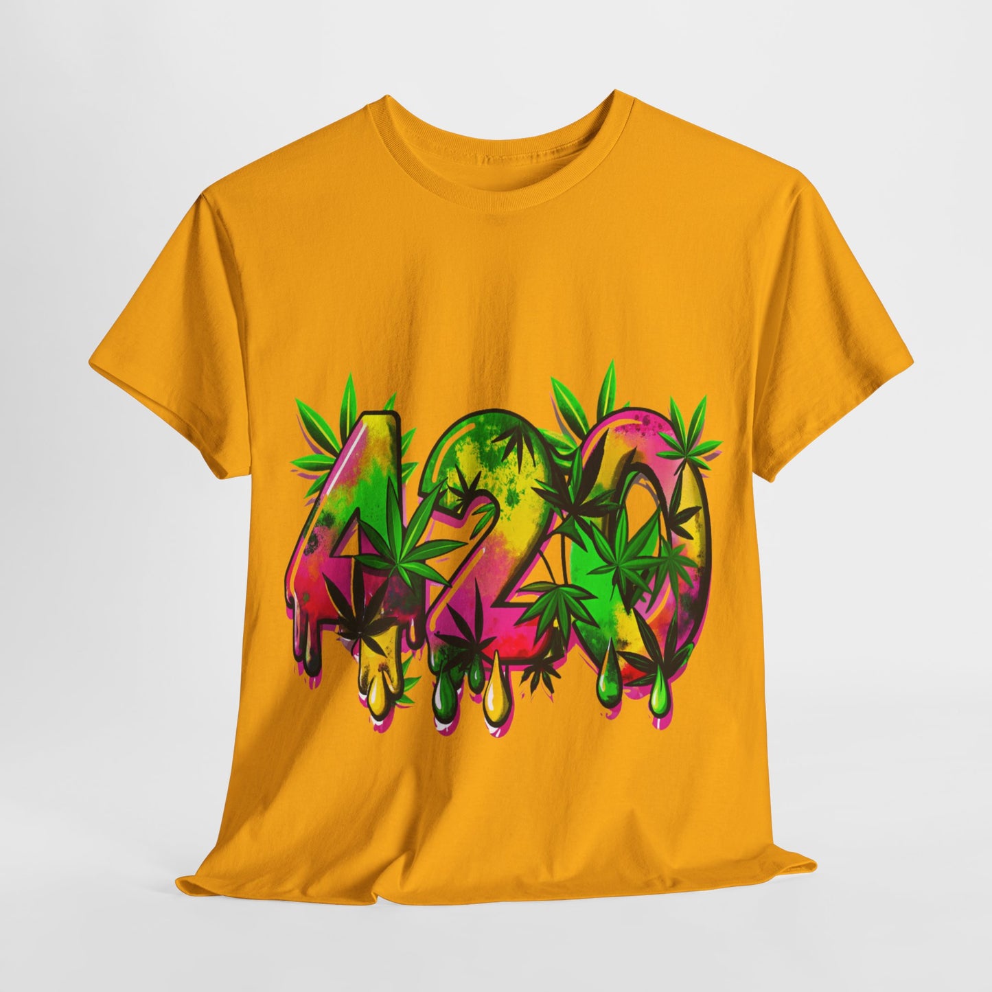 420 Cannabis Unisex Heavy Cotton Tee - 312tshirts 2
