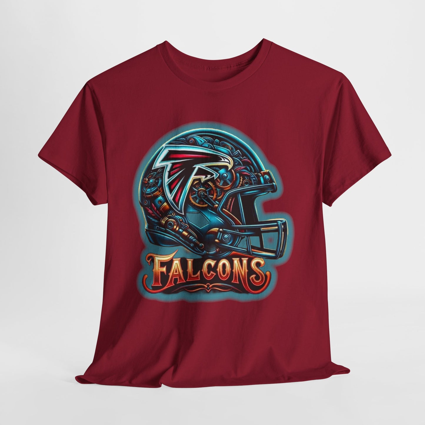 Sports Falcons Football Helmet #2 Unisex Heavy Cotton Tee