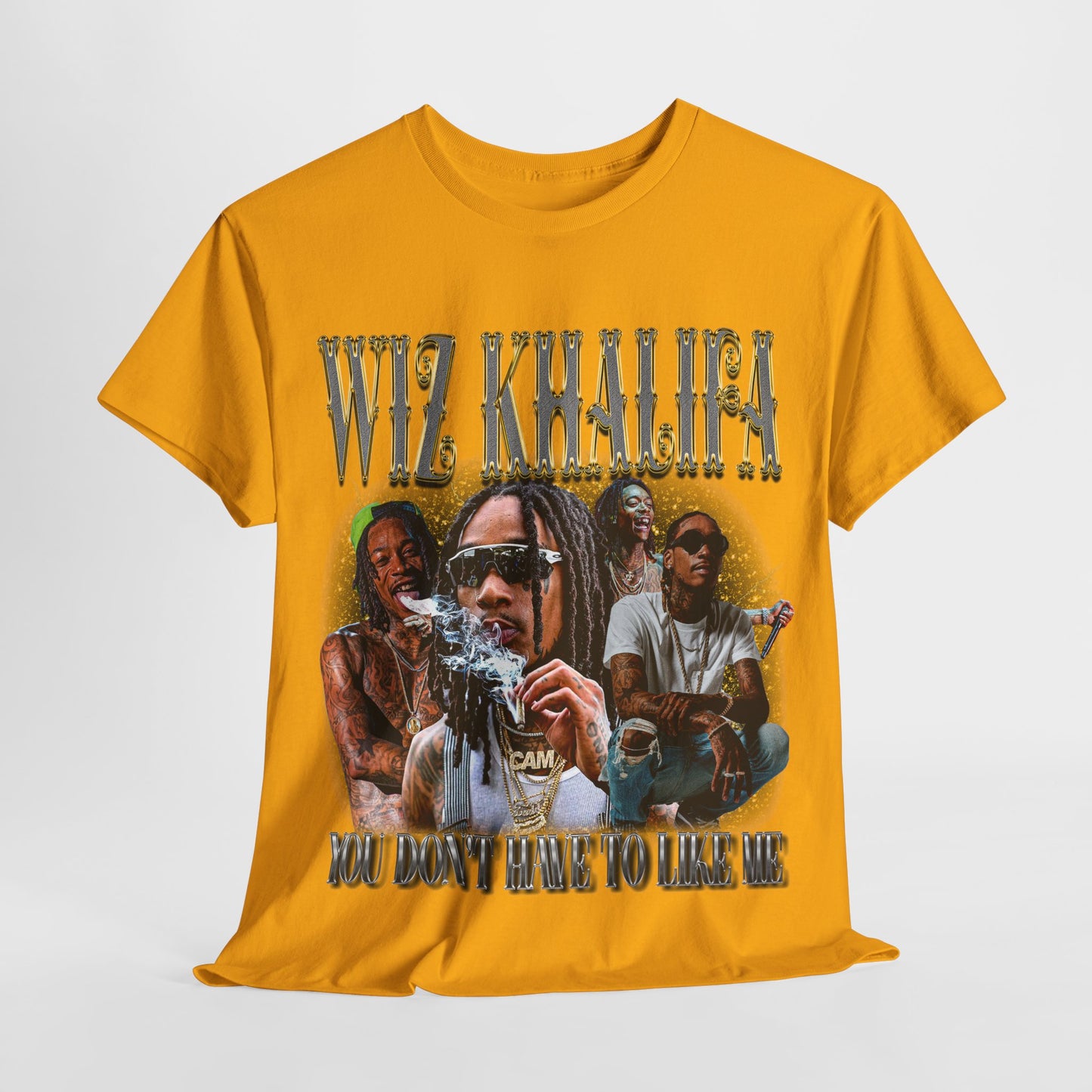 Wiz Khalifa Hip-Hop Unisex Heavy Cotton Tee