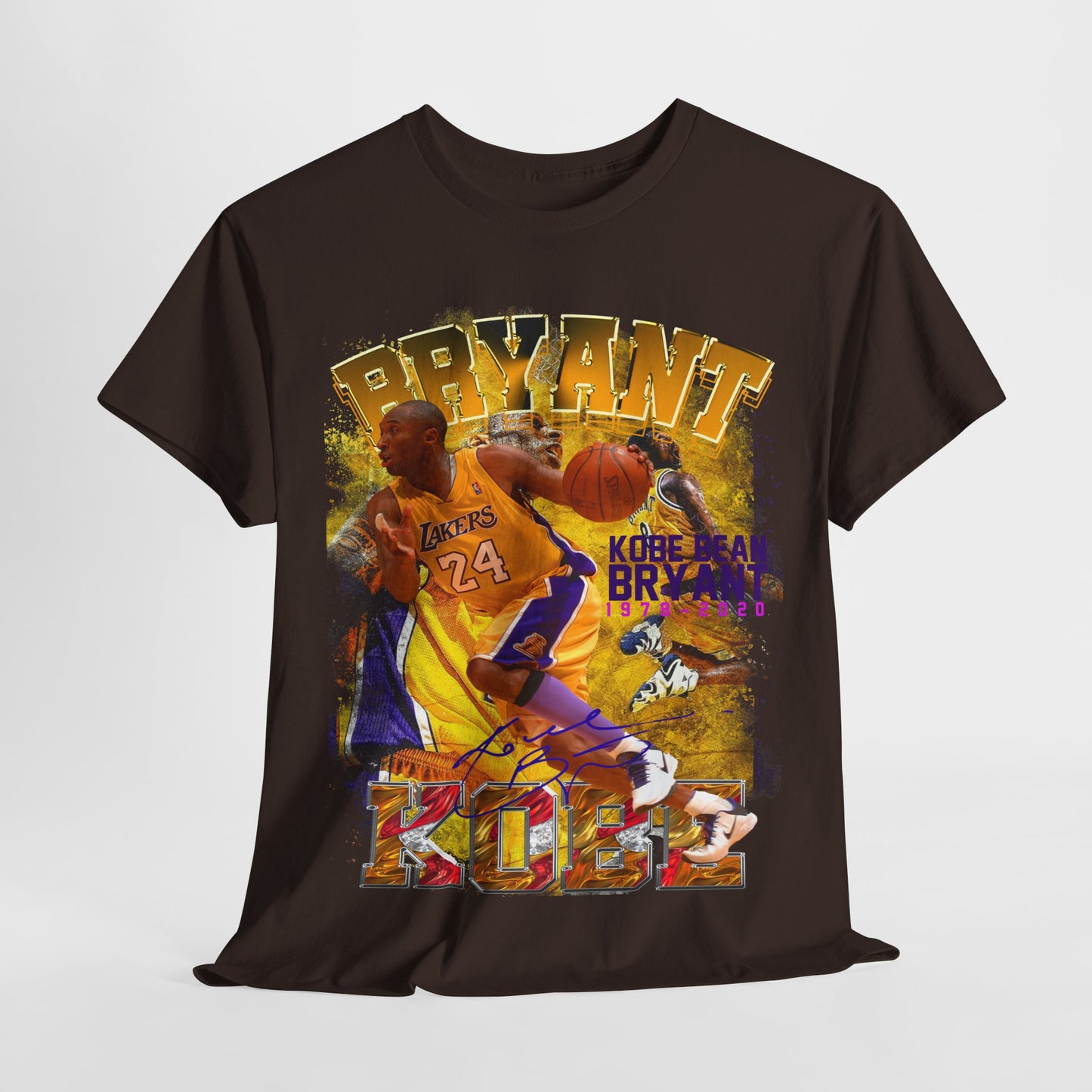 Kobe Basketball Sport 3 Unisex Heavy Cotton Tee