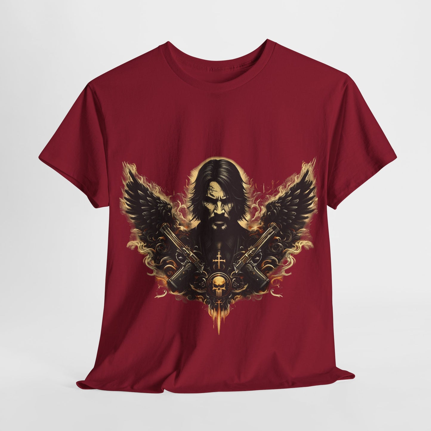 John Wick Wings Unisex Heavy Cotton Tee - 312tshirts 2