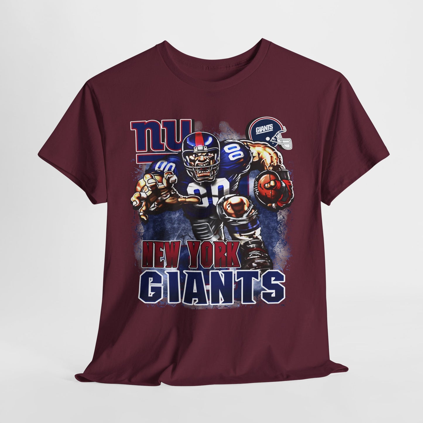 Sports Mascot Giants Football Unisex Heavy Cotton Tee