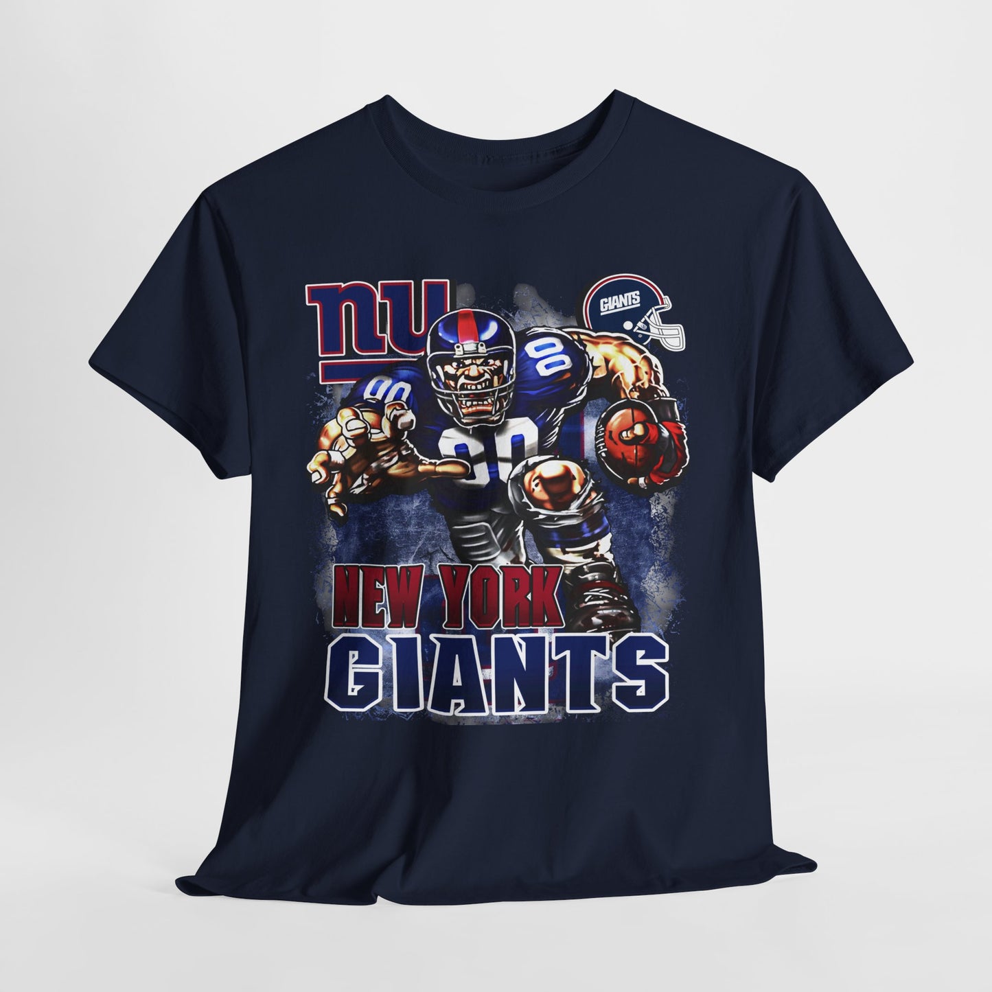 Sports Mascot Giants Football Unisex Heavy Cotton Tee