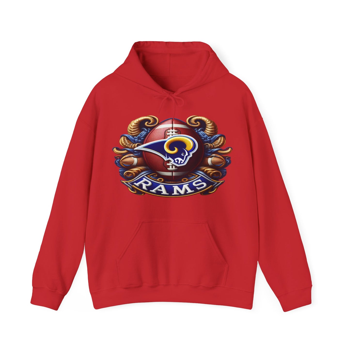Sports Rams Football Logo #1 Unisex Heavy Sweatshirt Hoodie