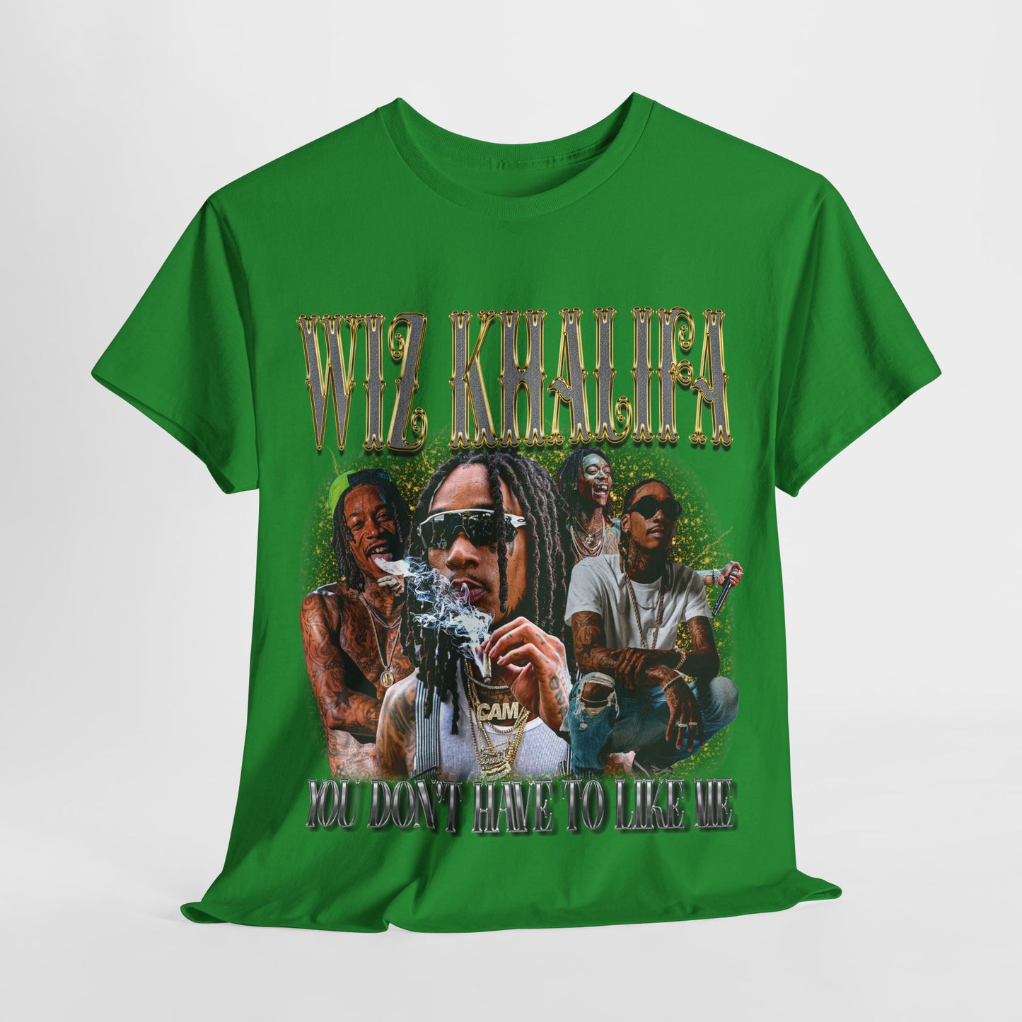 Wiz Khalifa Hip-Hop Unisex Heavy Cotton Tee