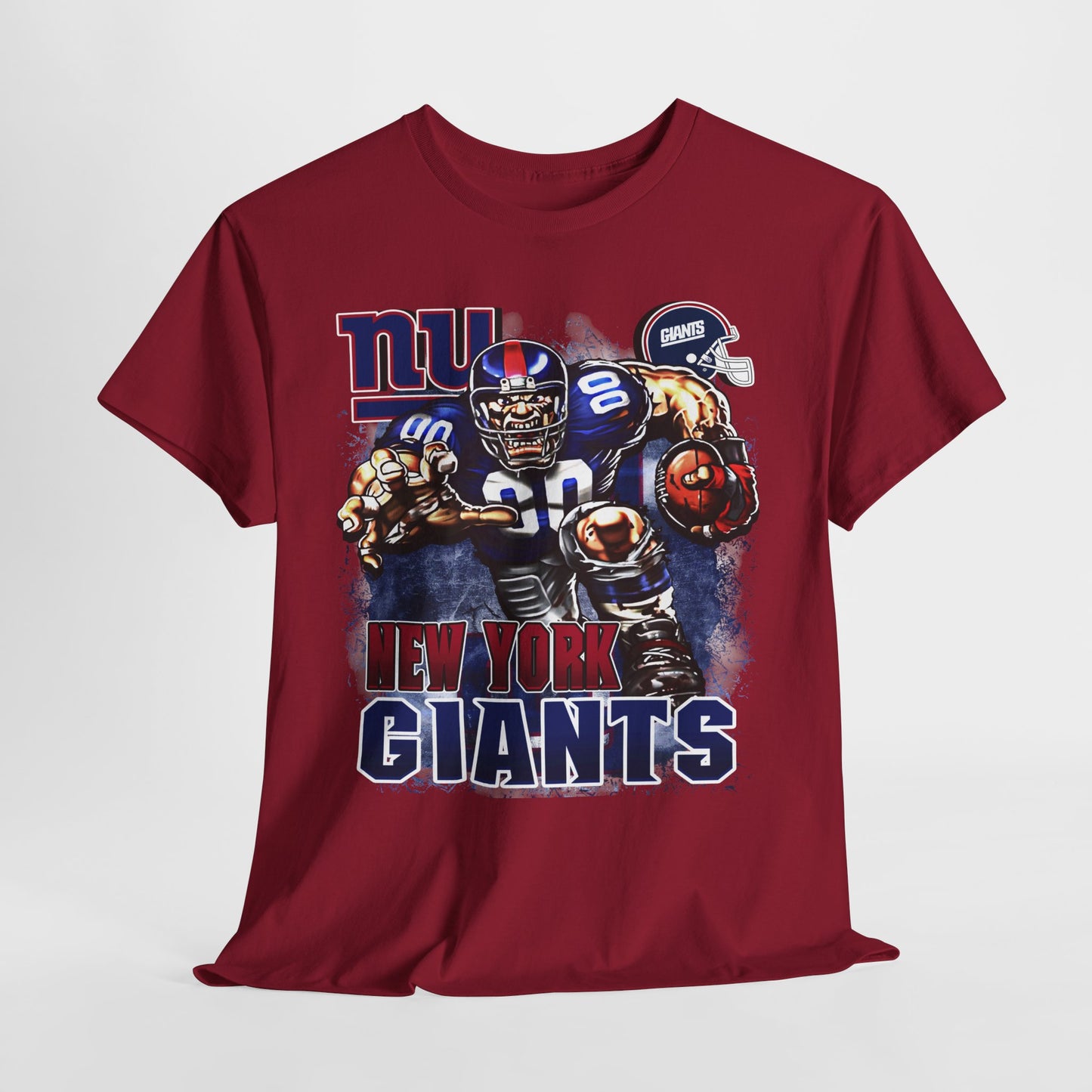 Sports Mascot Giants Football Unisex Heavy Cotton Tee