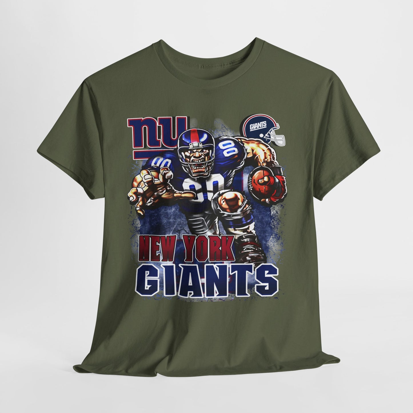 Sports Mascot Giants Football Unisex Heavy Cotton Tee
