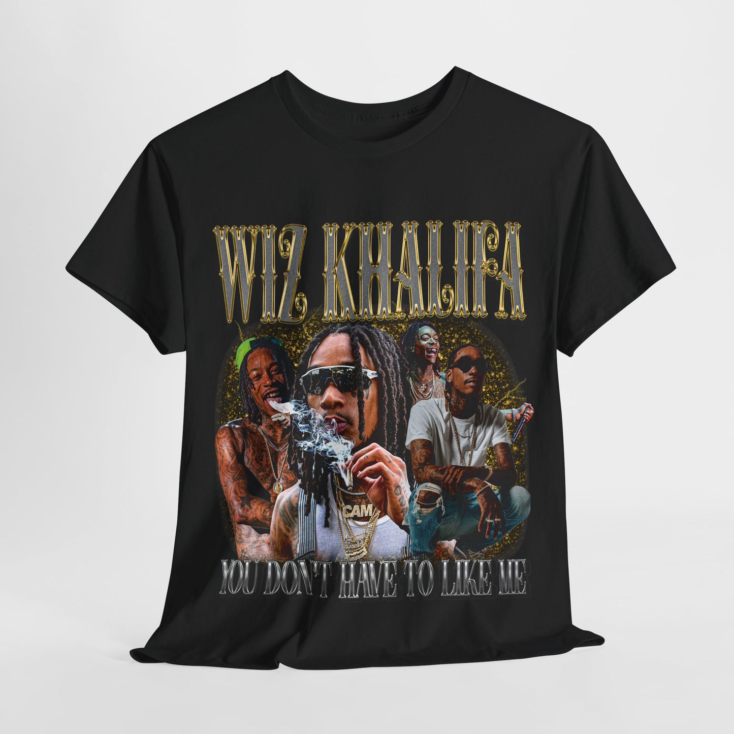 Wiz Khalifa Hip-Hop Unisex Heavy Cotton Tee