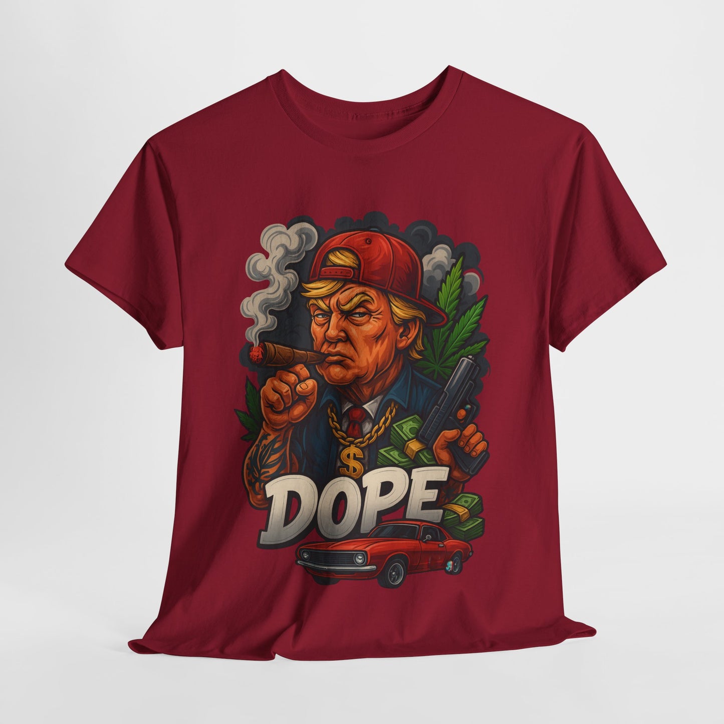 420 Dope Vibes Trump Unisex Heavy Cotton Tee
