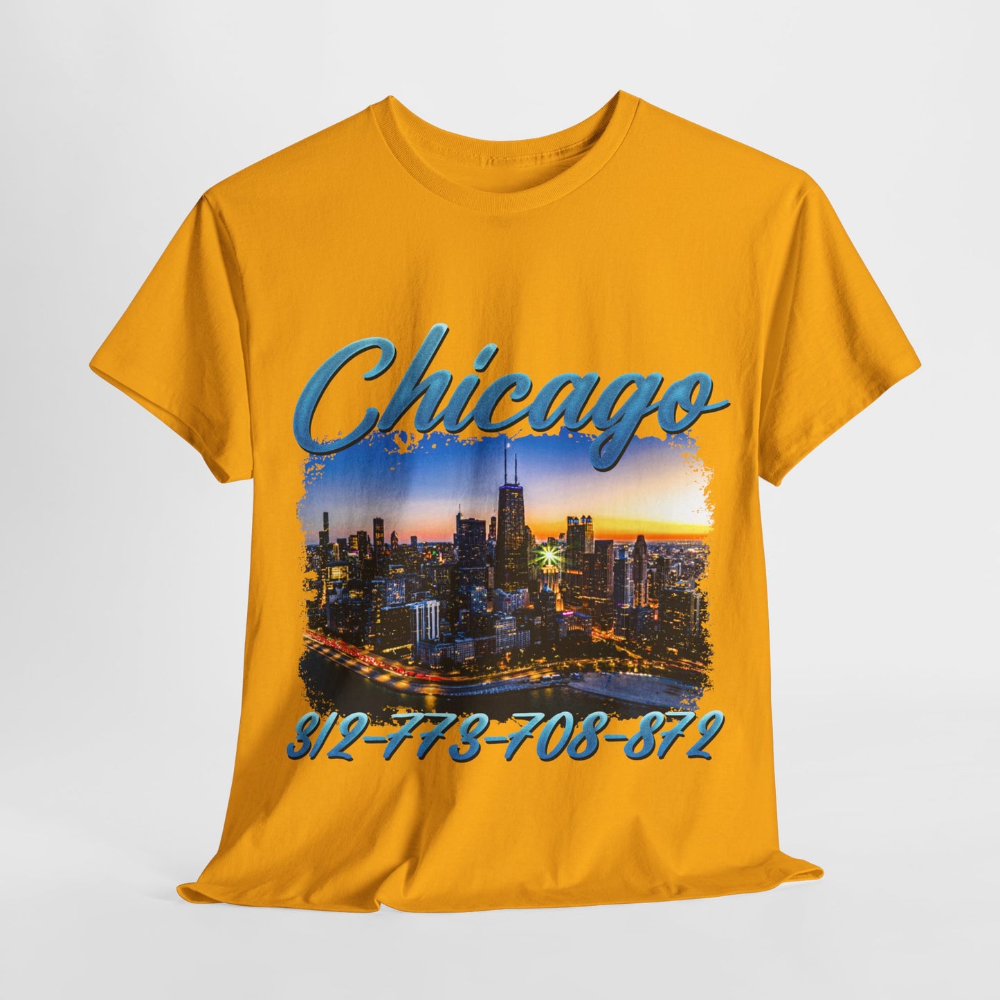 Chicago City Area Codes 1 Unisex Heavy Cotton Tee - 312tshirts 2