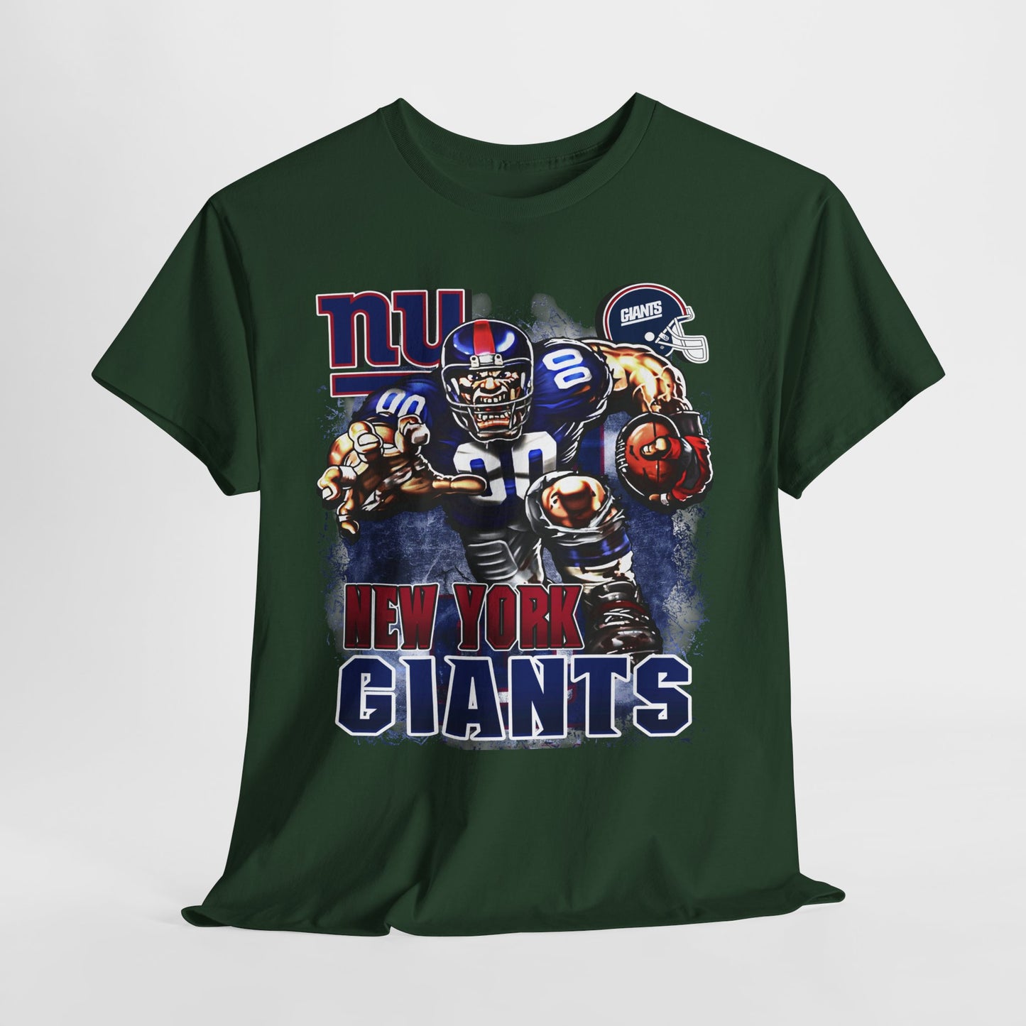 Sports Mascot Giants Football Unisex Heavy Cotton Tee