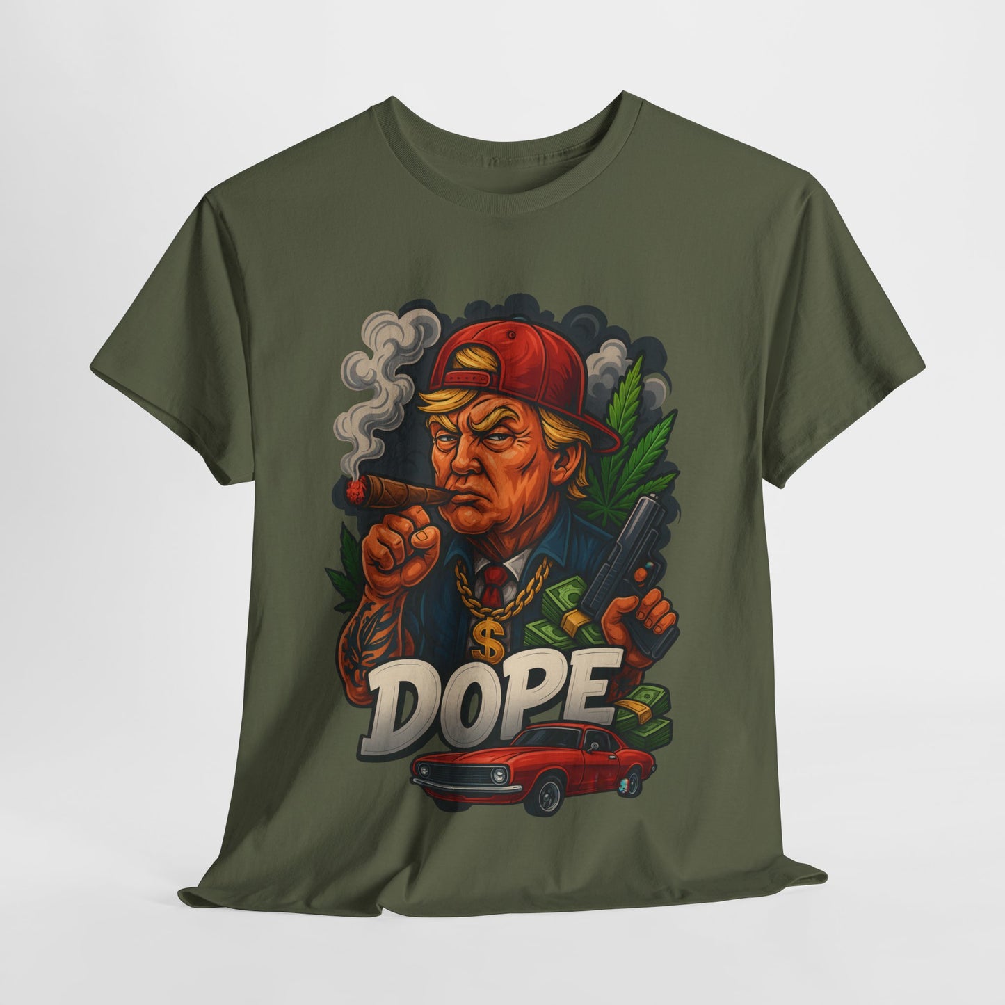 420 Dope Vibes Trump Unisex Heavy Cotton Tee