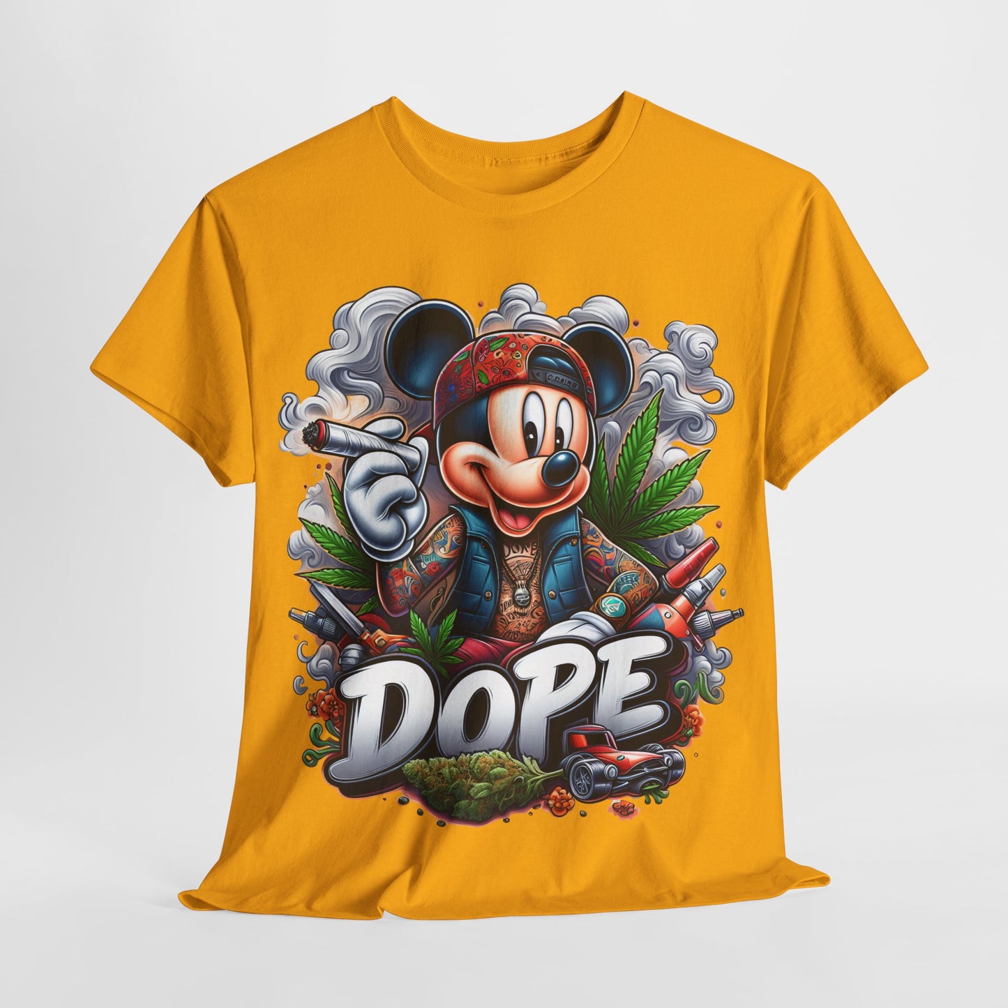 420 Dope Vibes Mouse #6 Unisex Heavy Cotton Tee