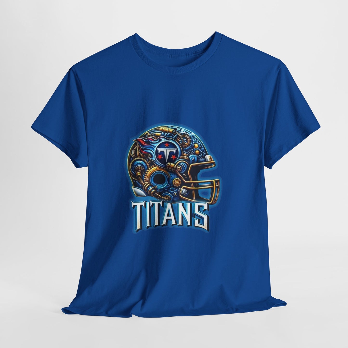 Sports Football Titans Helmet #2 Unisex Heavy Cotton Tee