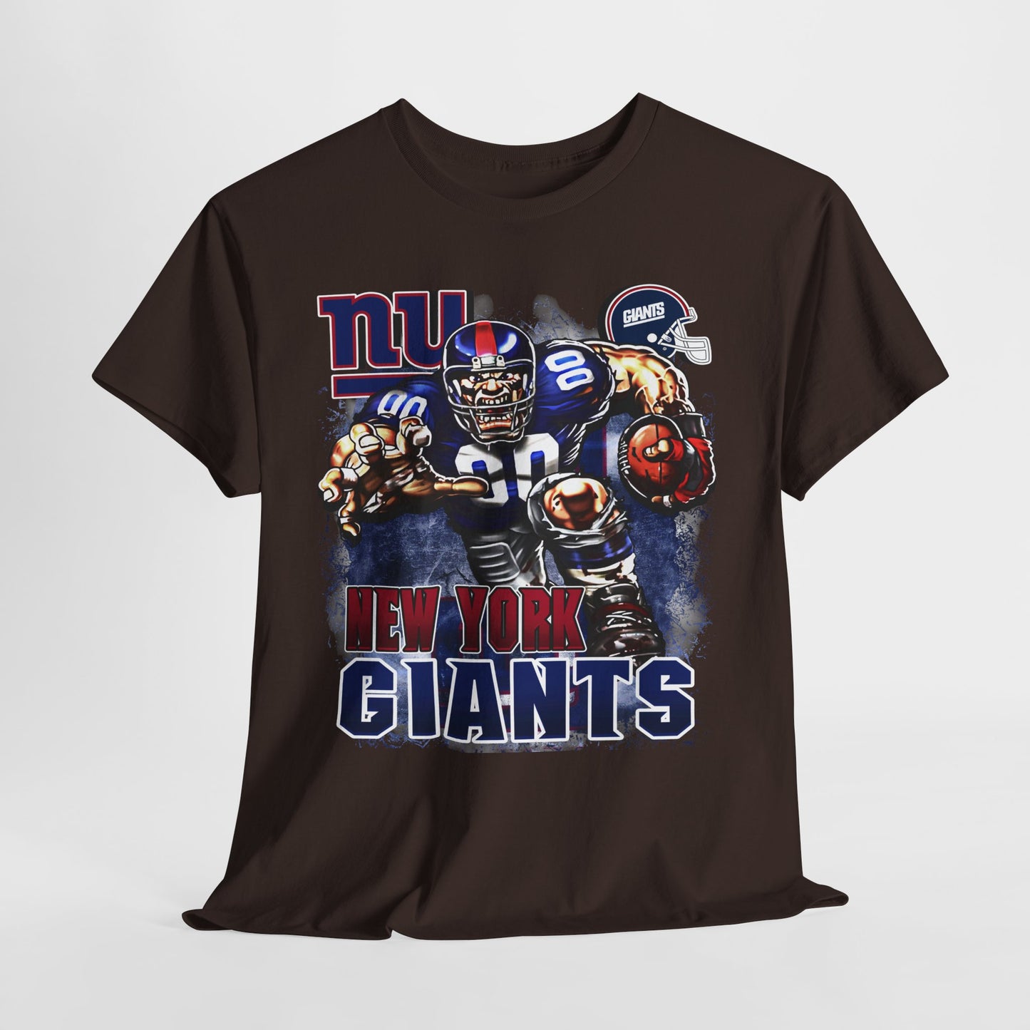Sports Mascot Giants Football Unisex Heavy Cotton Tee